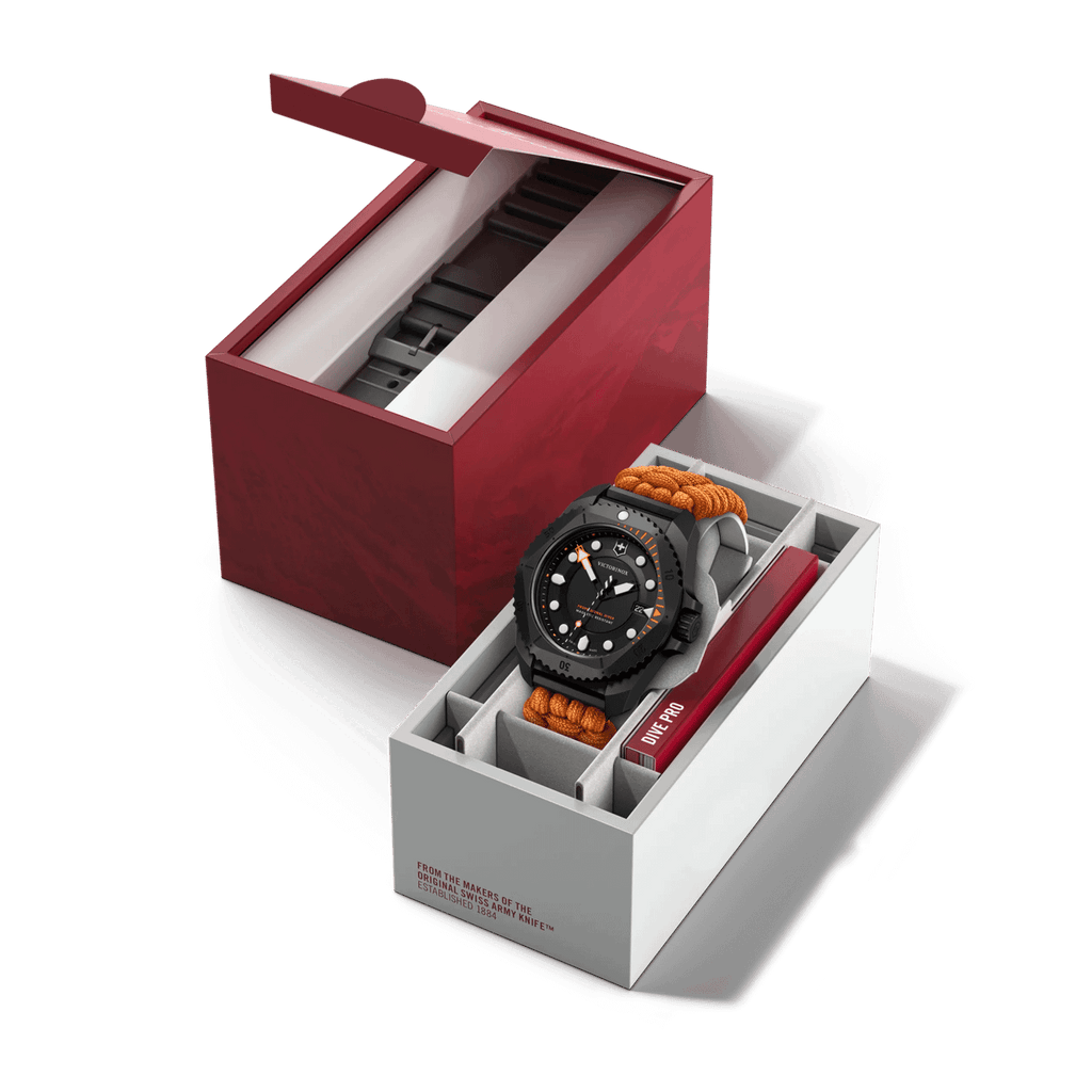 Victorinox Watch - Dive Pro Quartz Titanium - Orange