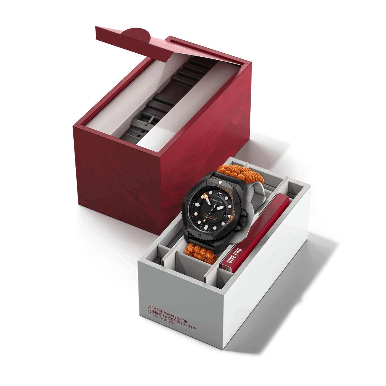 Victorinox Watch - Dive Pro Quartz Titanium - Orange
