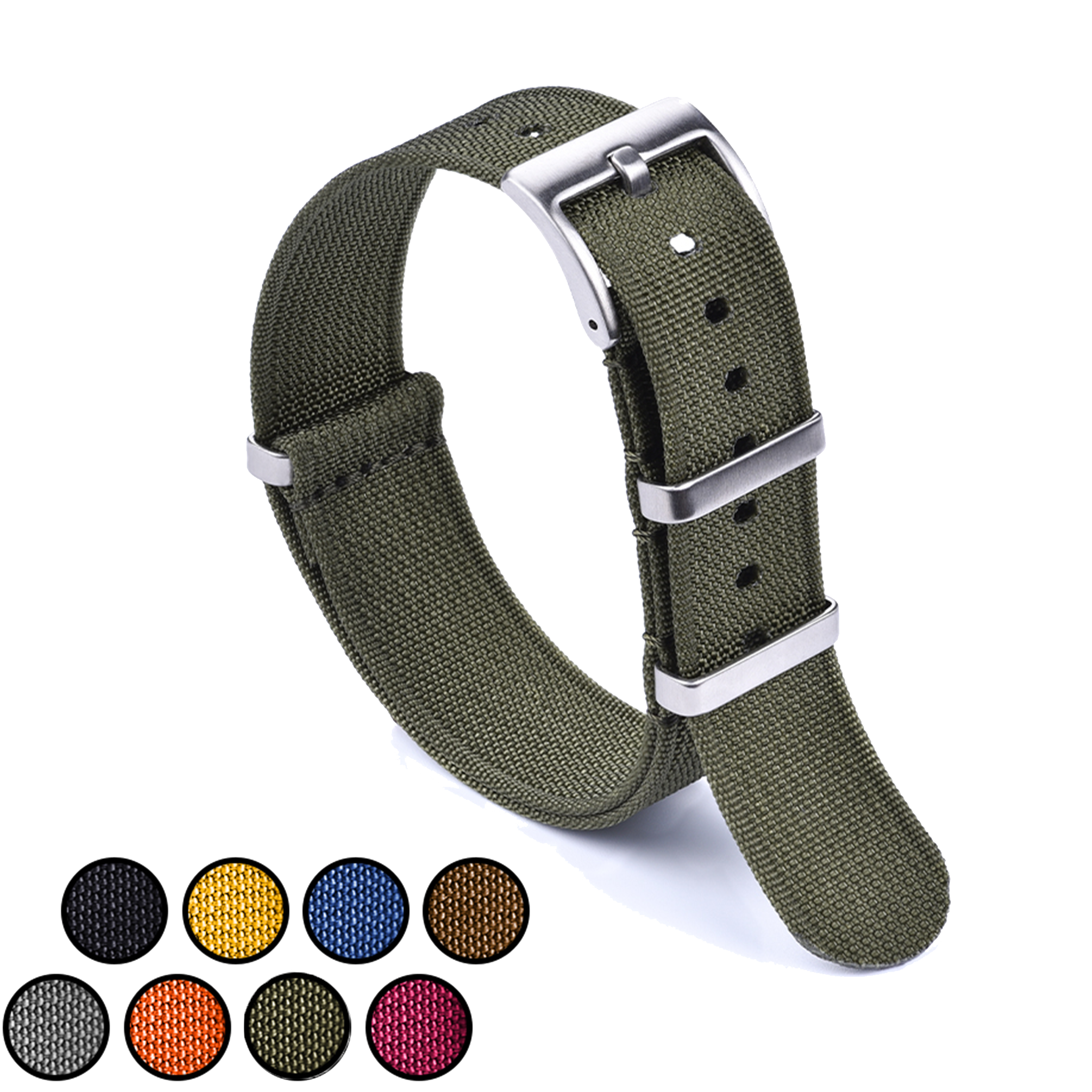 Halifax Watch Bands - Webbed Nylon NATO Strap