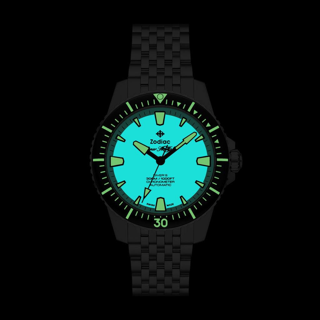 Zodiac - Super Sea Wolf Pro Diver COSC - Lume Dial