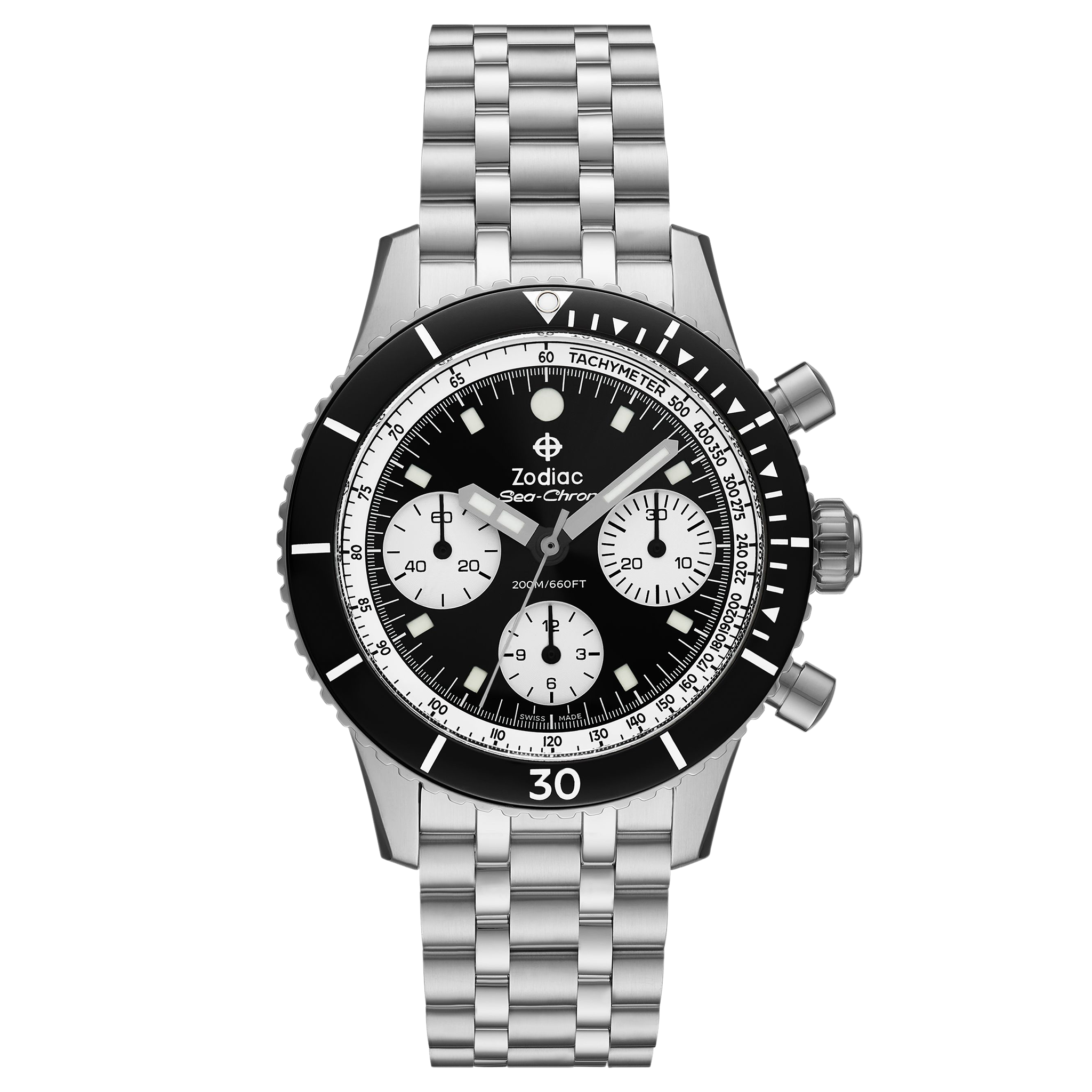 Zodiac - Sea-Chron Automatic Chronograph - Panda