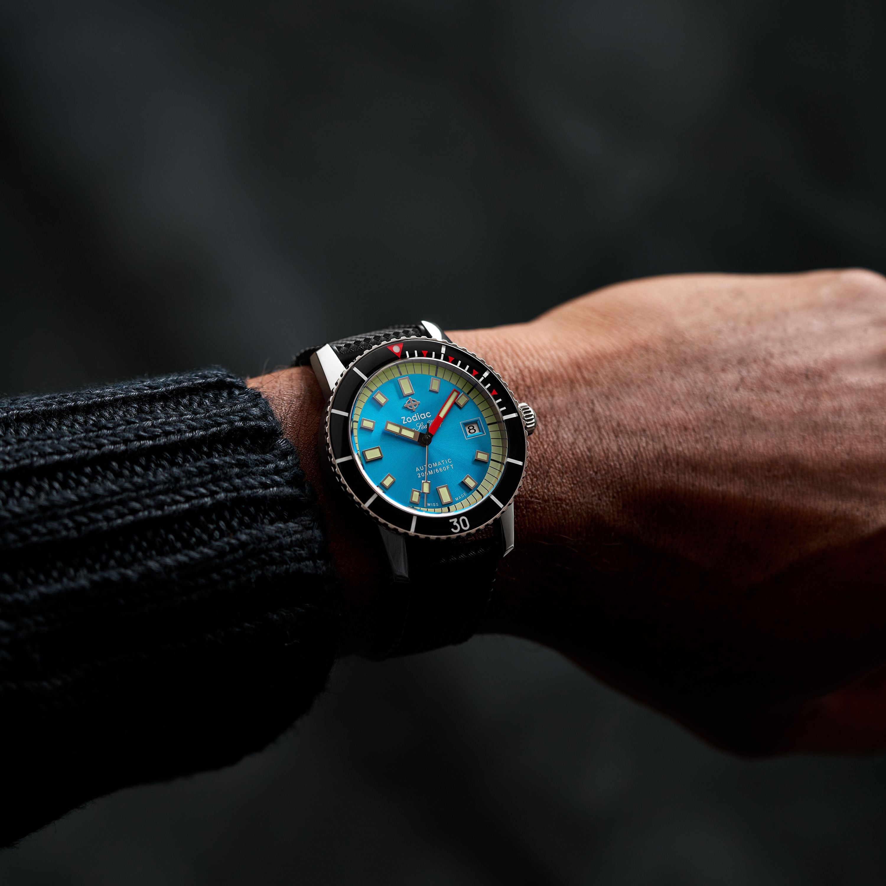 Zodiac - Super Sea Wolf Compression Diver - Blue Dial