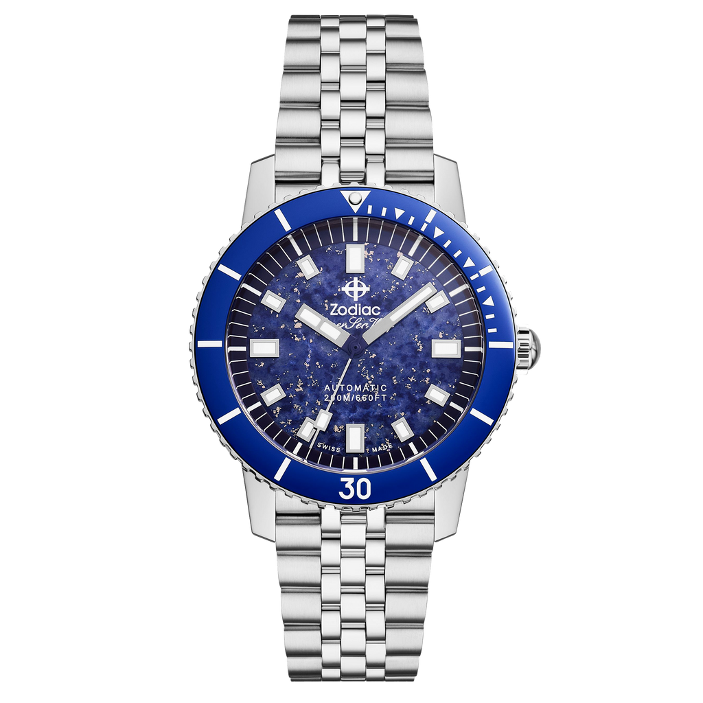Zodiac - Super Sea Wolf Compression Diver - Genuine Lapis Dial