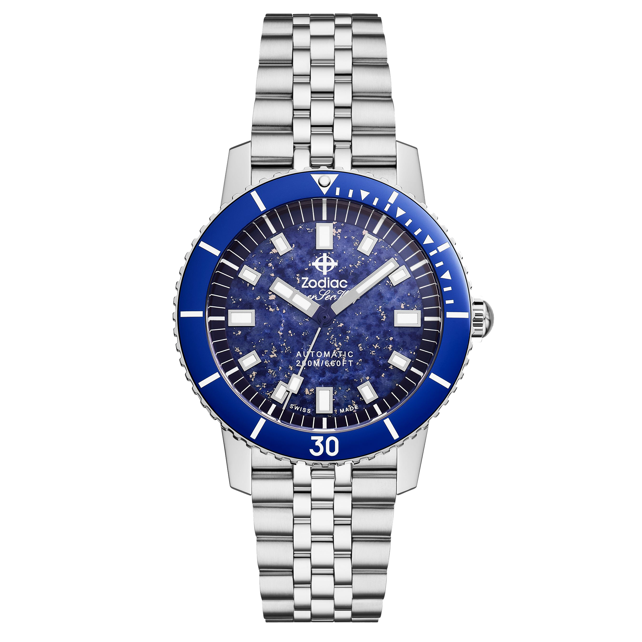 Zodiac - Super Sea Wolf Compression Diver - Genuine Lapis Dial