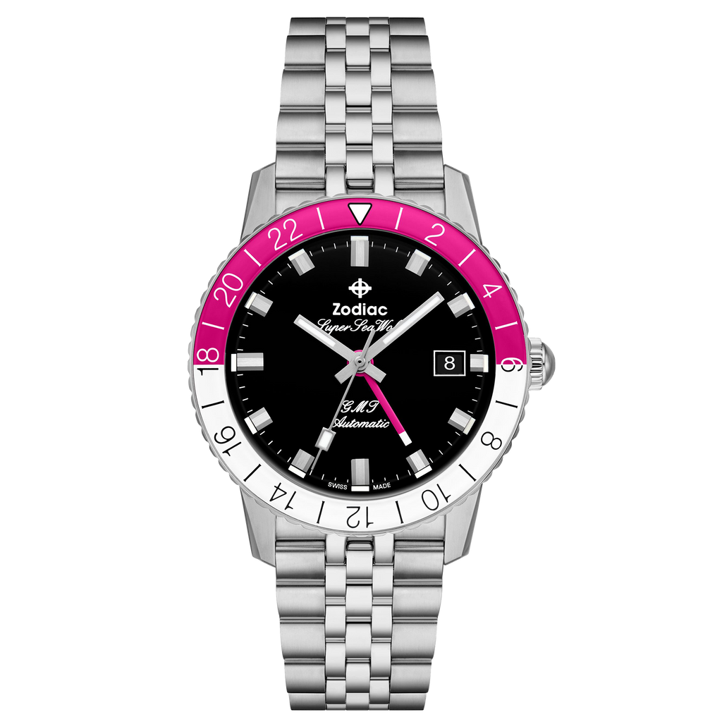 Zodiac - Super Sea Wolf GMT - Black Dial