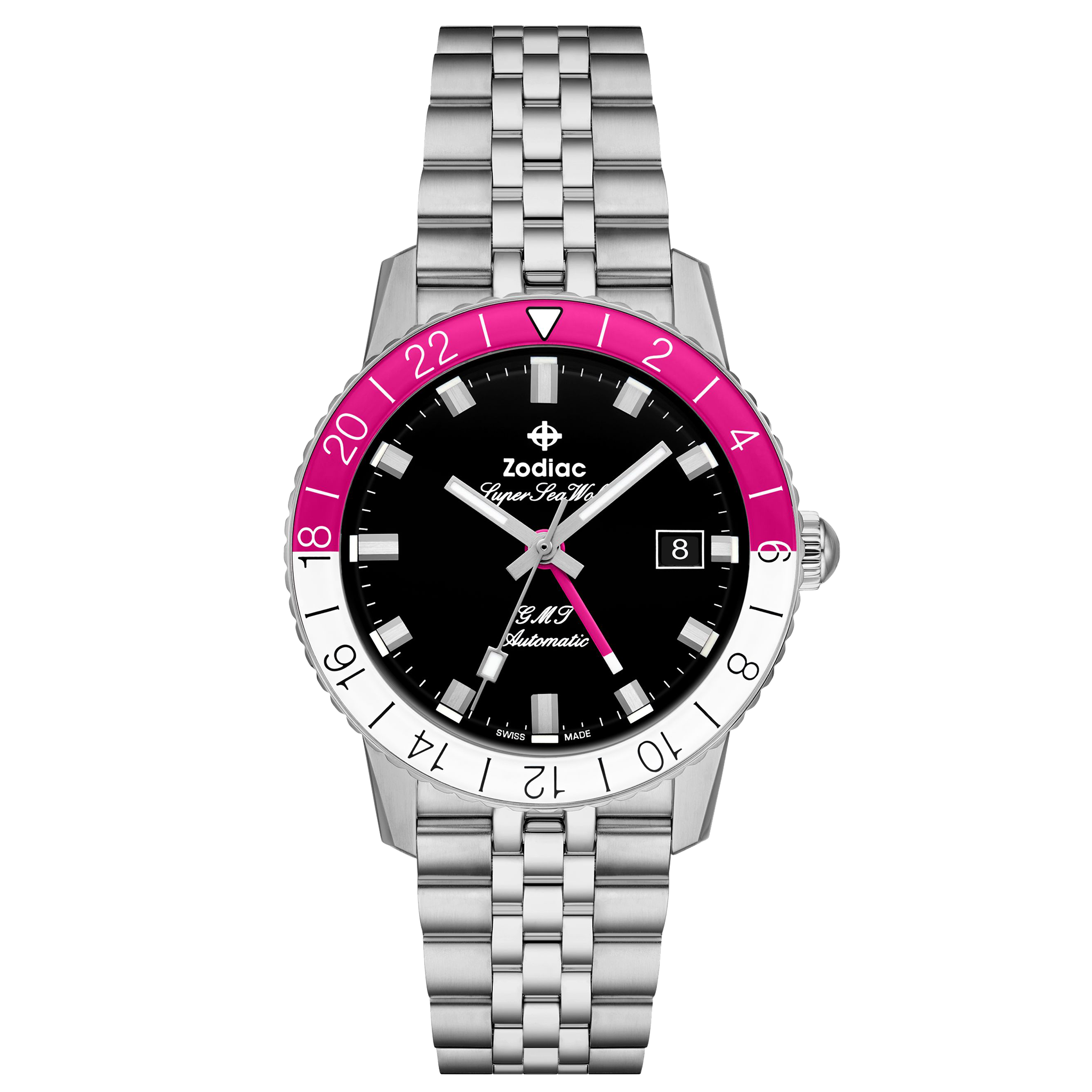 Zodiac - Super Sea Wolf GMT - Black Dial