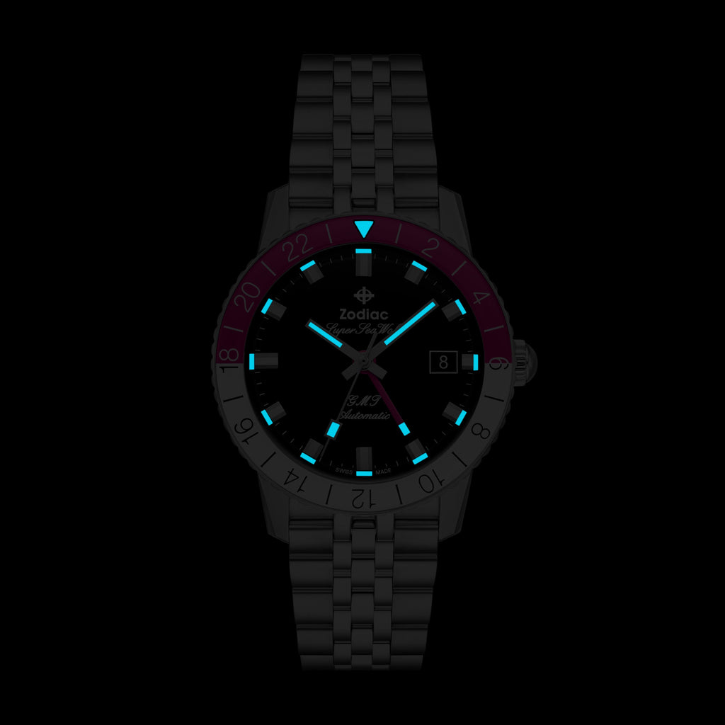 Zodiac - Super Sea Wolf GMT - Black Dial