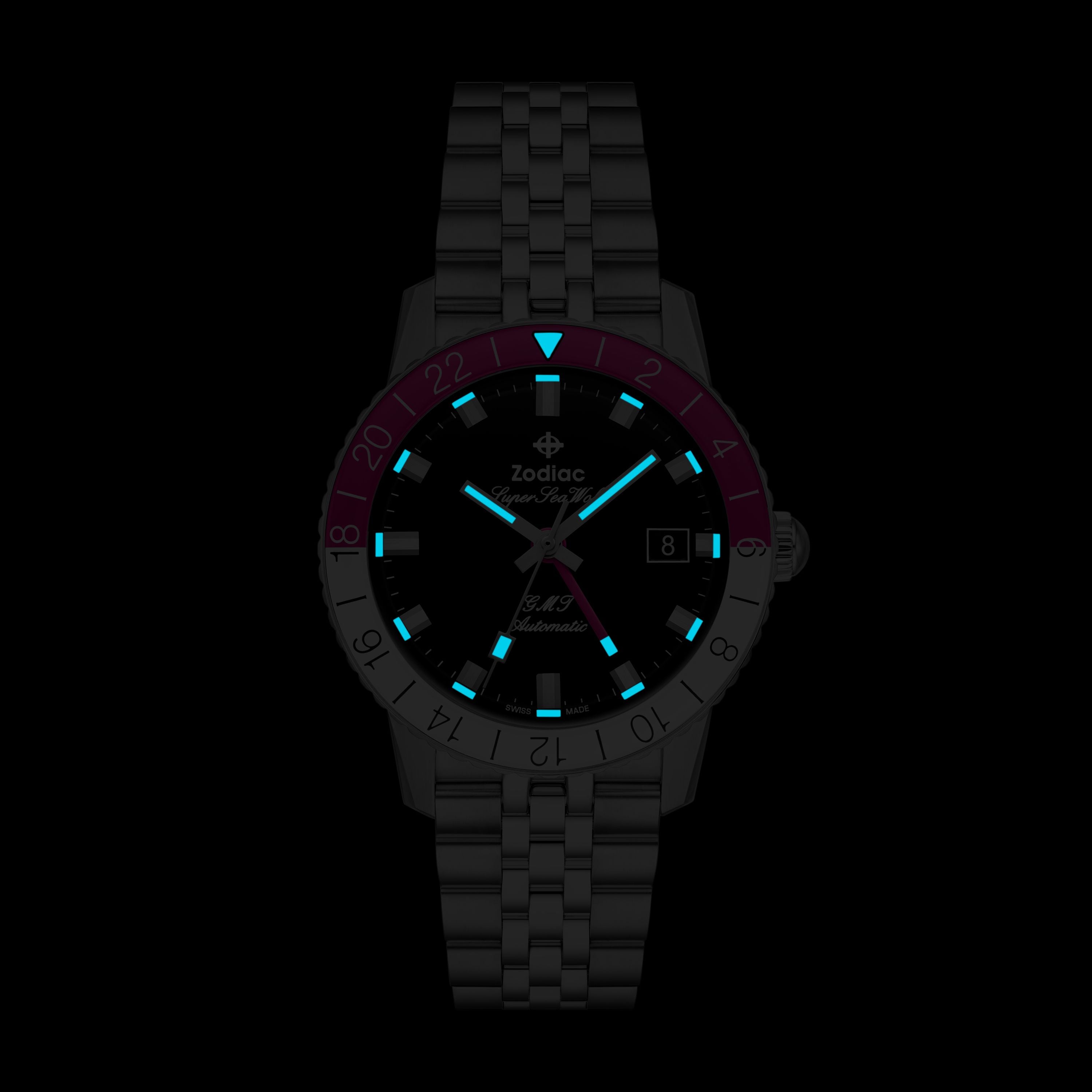 Zodiac - Super Sea Wolf GMT - Black Dial