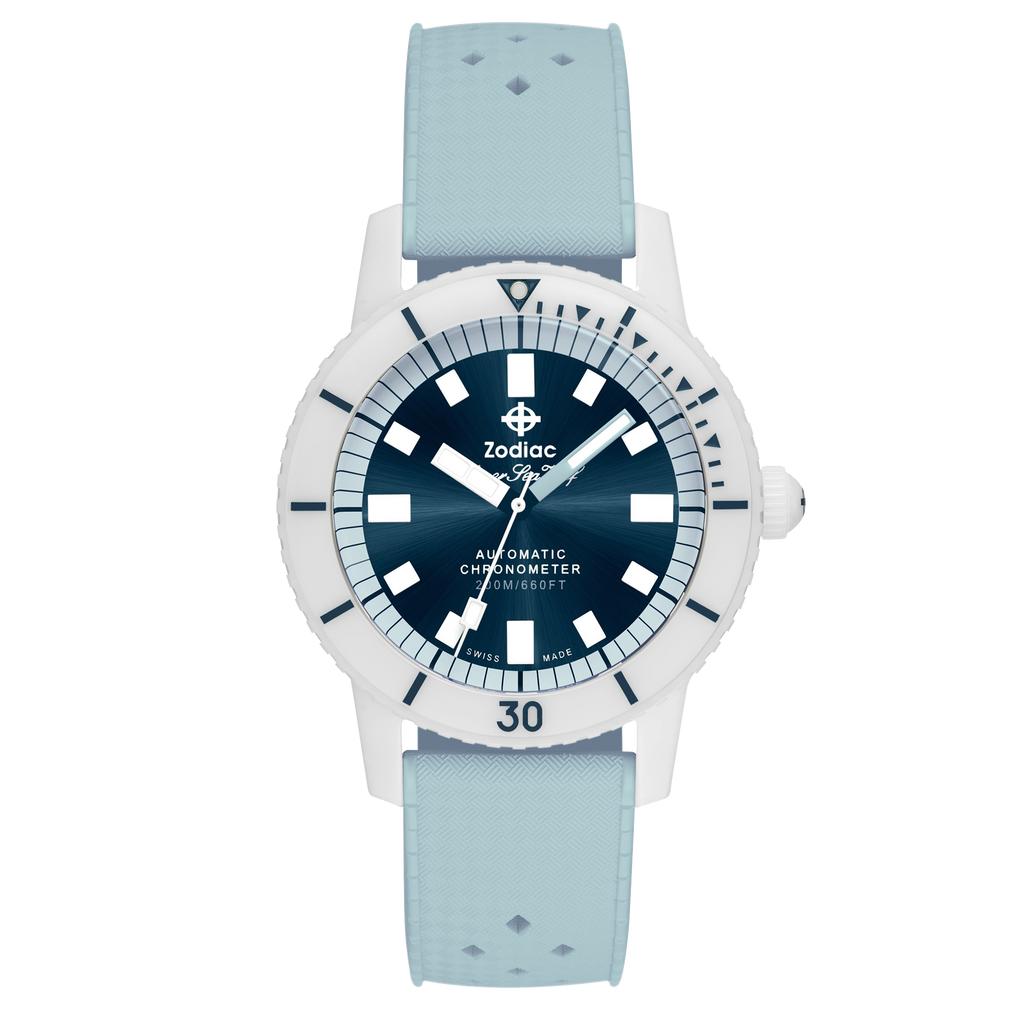 Zodiac - Super Sea Compression Diver - White Ceramic