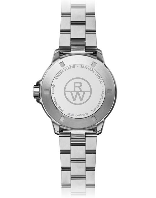 Raymond Weil Watch - TANGO Tango 300 GMT Quartz Date Watch, 42mm stainless steel, black dial, two-tone bezel