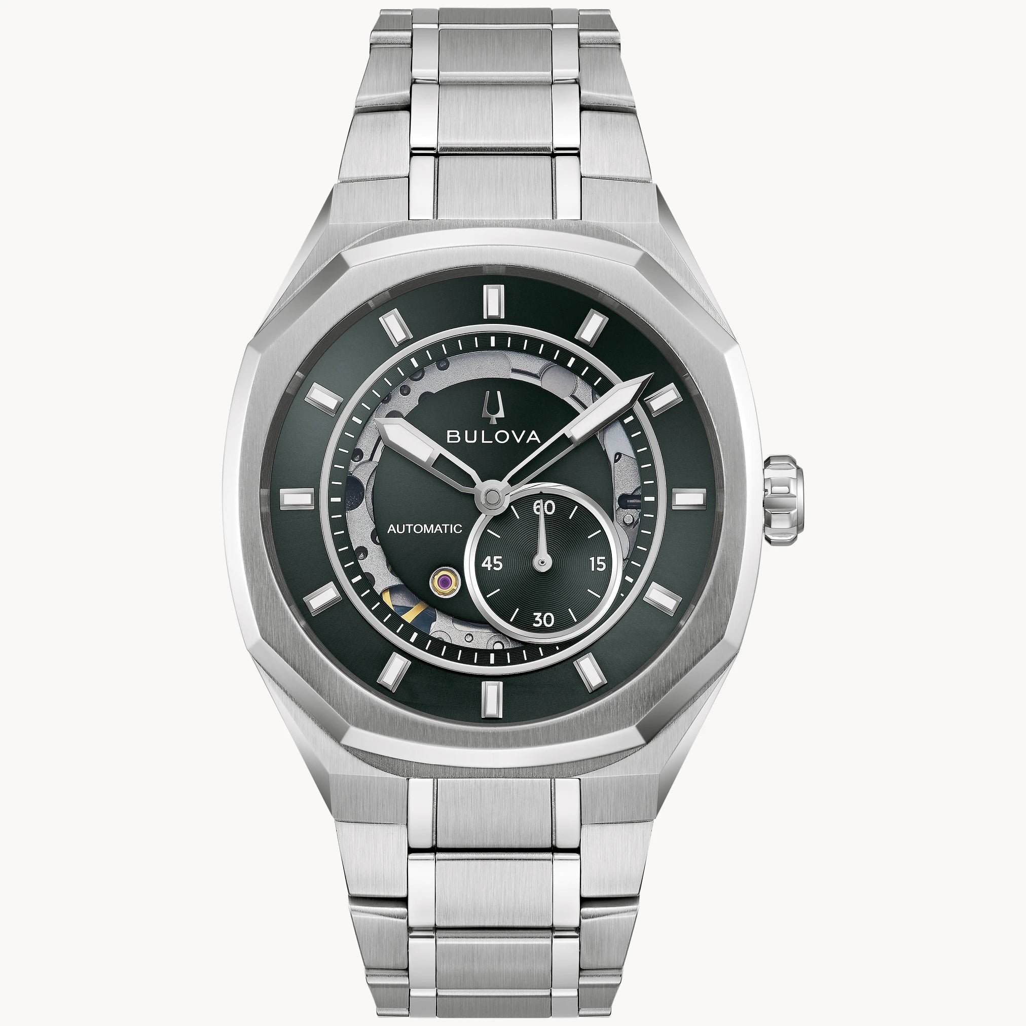 Bulova Surveyor Marc Anthony Automatic 96A346 with green dial