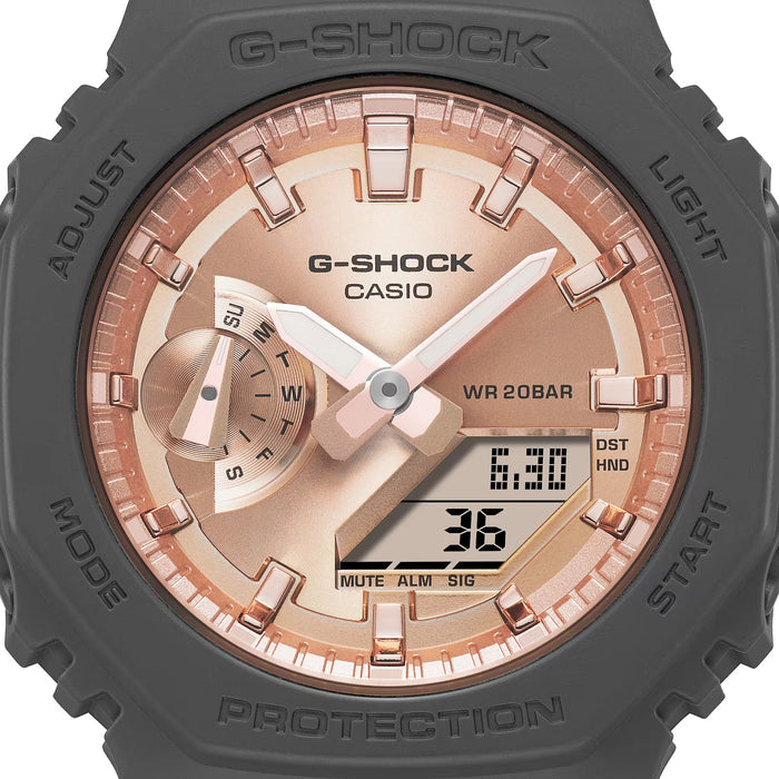 Casio G-Shock -  GMAS2100 Series - Black &amp; Pink Gold