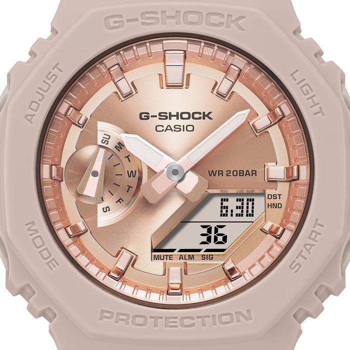 Casio G-Shock -  GMAS2100 Series - Beige &amp; Pink Gold