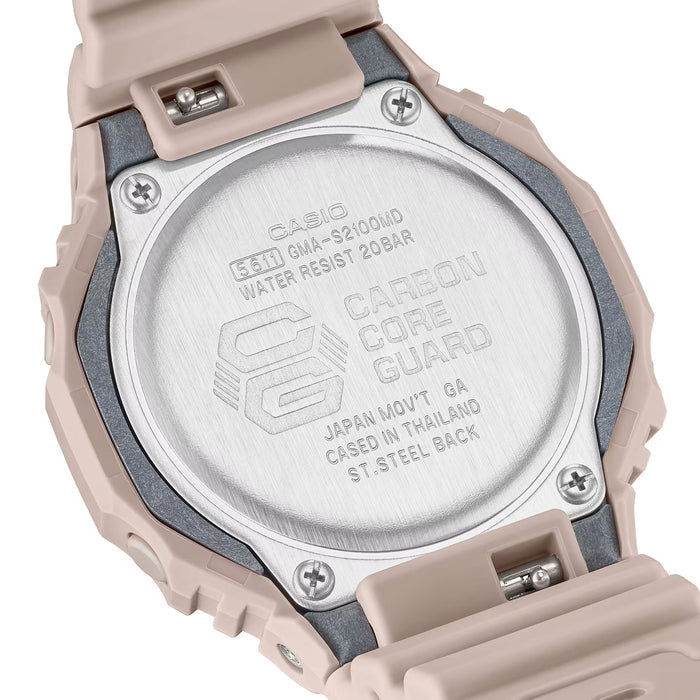 Casio G-Shock -  GMAS2100 Series - Beige &amp; Pink Gold