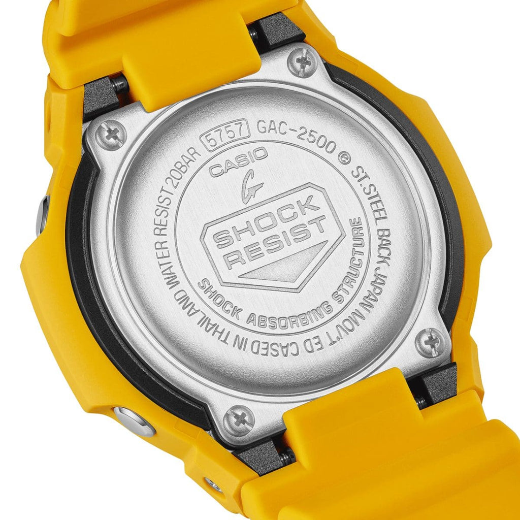 Casio G-SHOCK GAC-2500-9A — Case back
