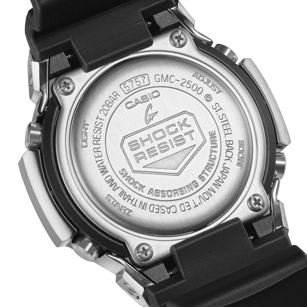 Casio G-SHOCK GMC-2500-1A — Case back