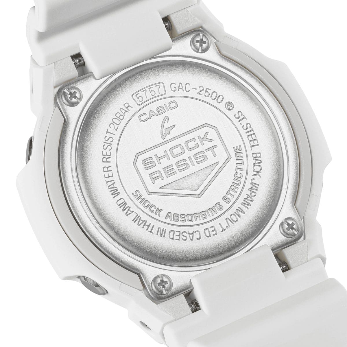 Casio G-SHOCK GAC-2500-7A — Case back