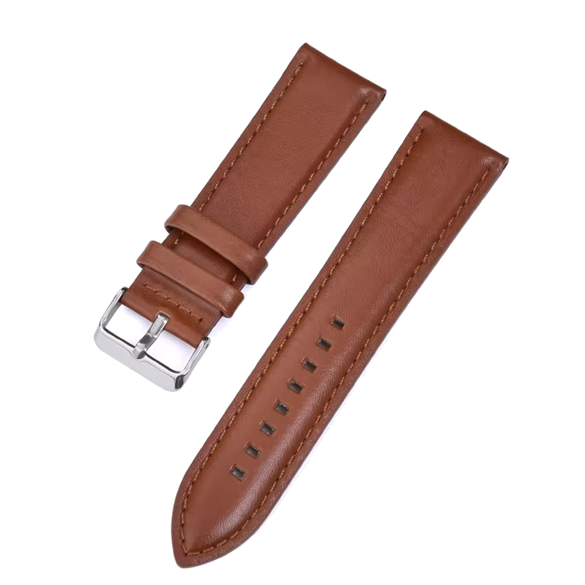 Halifax Watch Bands - Padded Stitched Leather