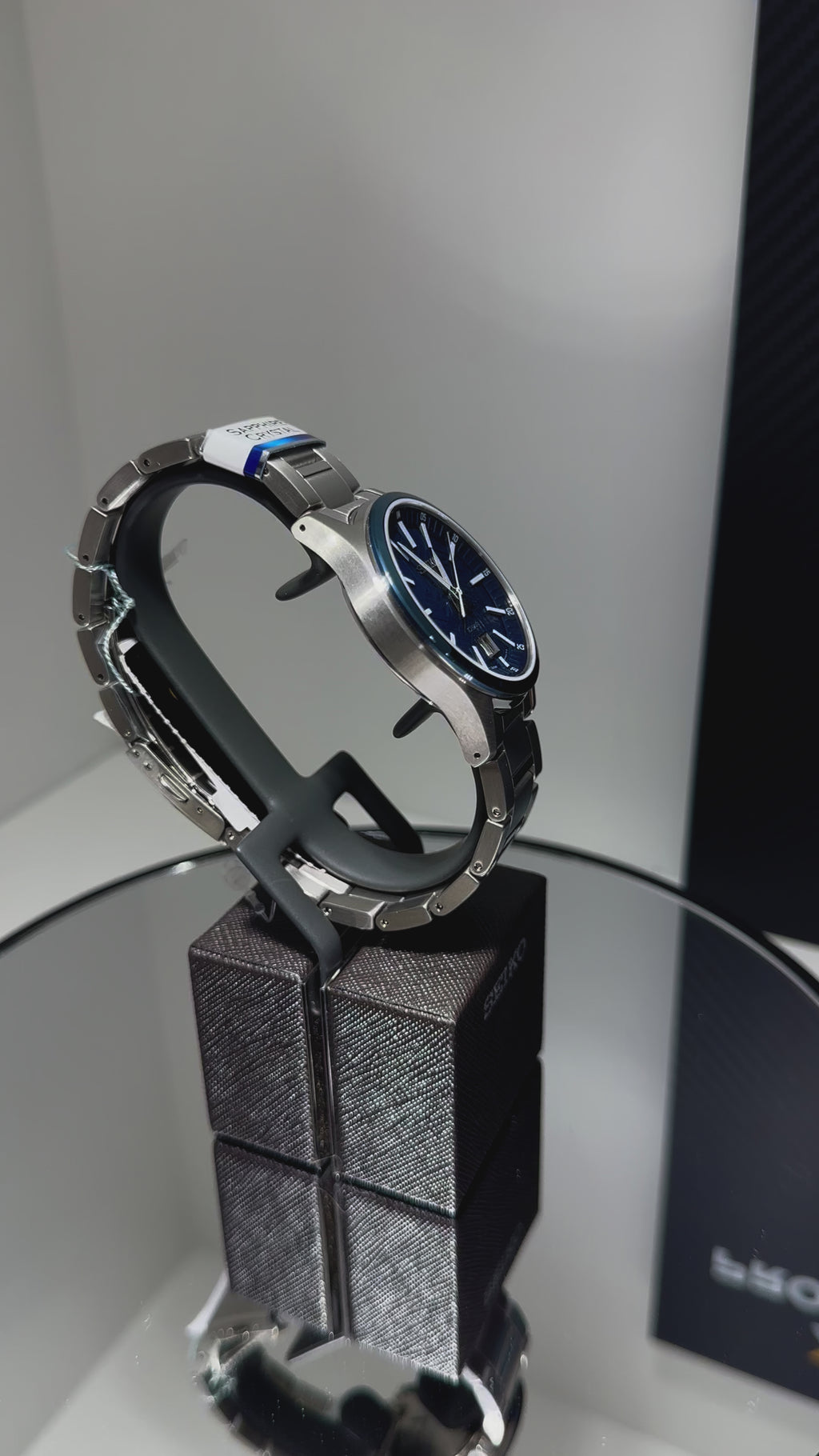 Seiko 39,5 mm – Cadran bleu 