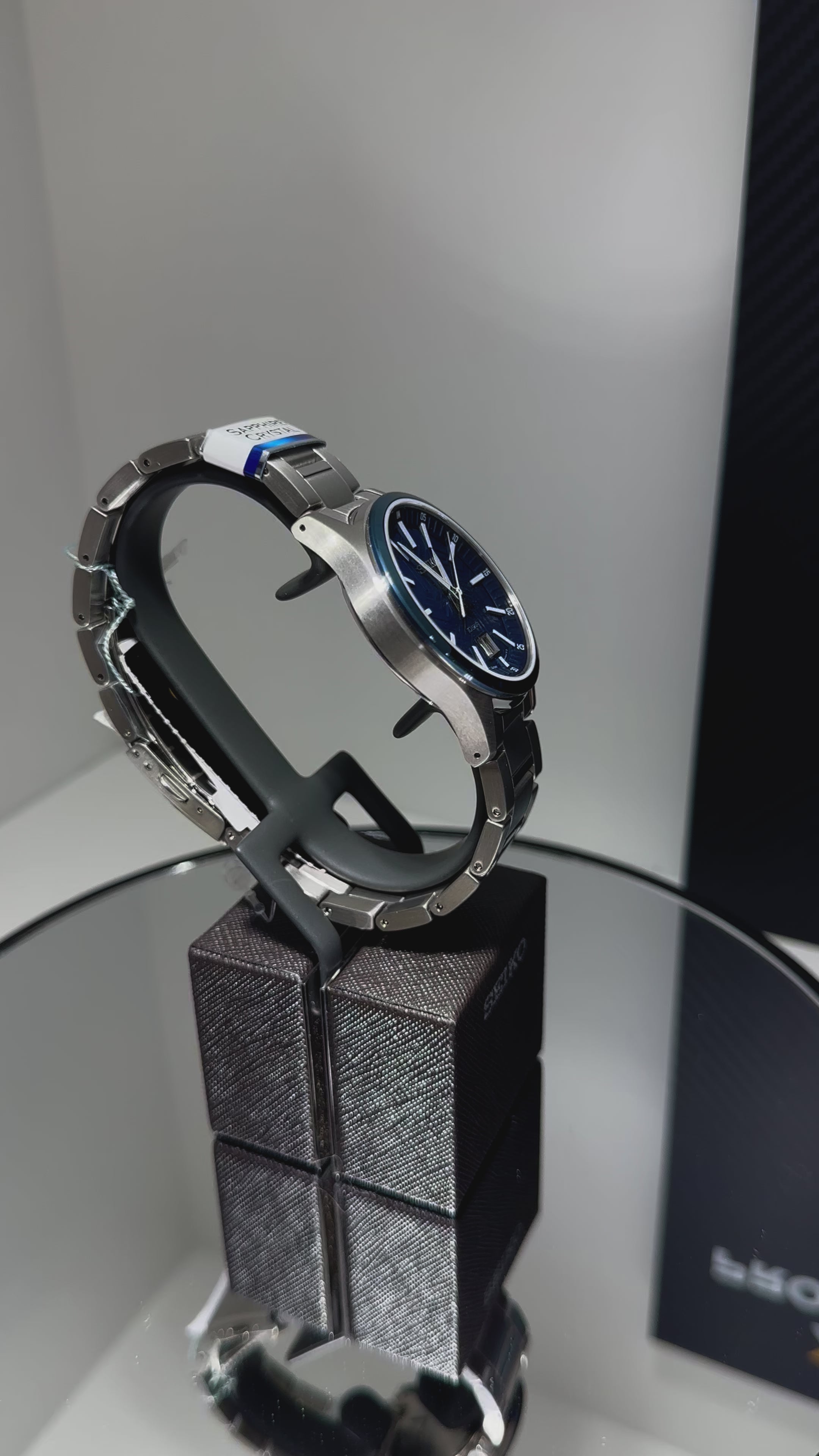 Seiko 39,5 mm – Cadran bleu 