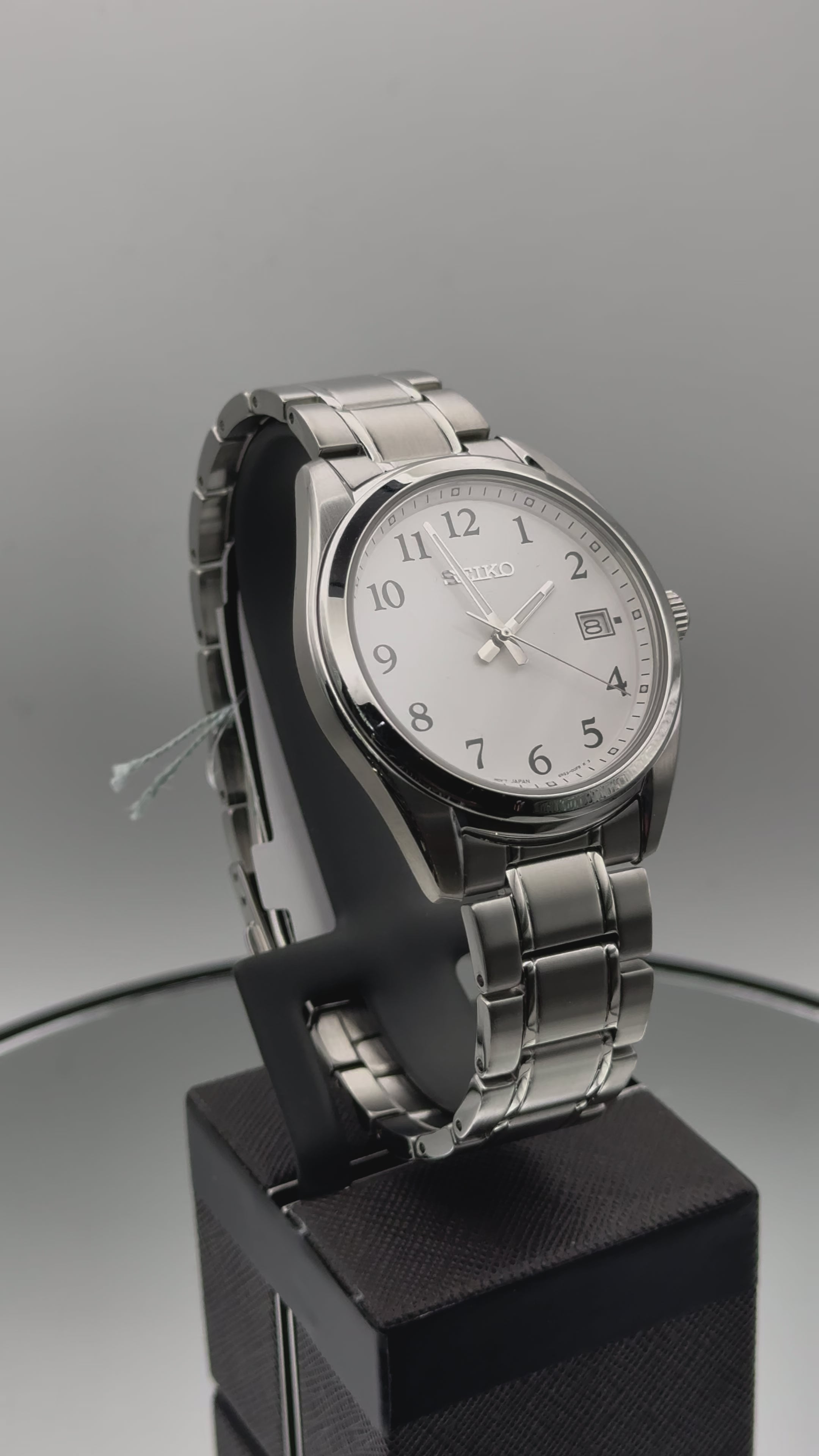 Seiko 40 mm – Cadran blanc 