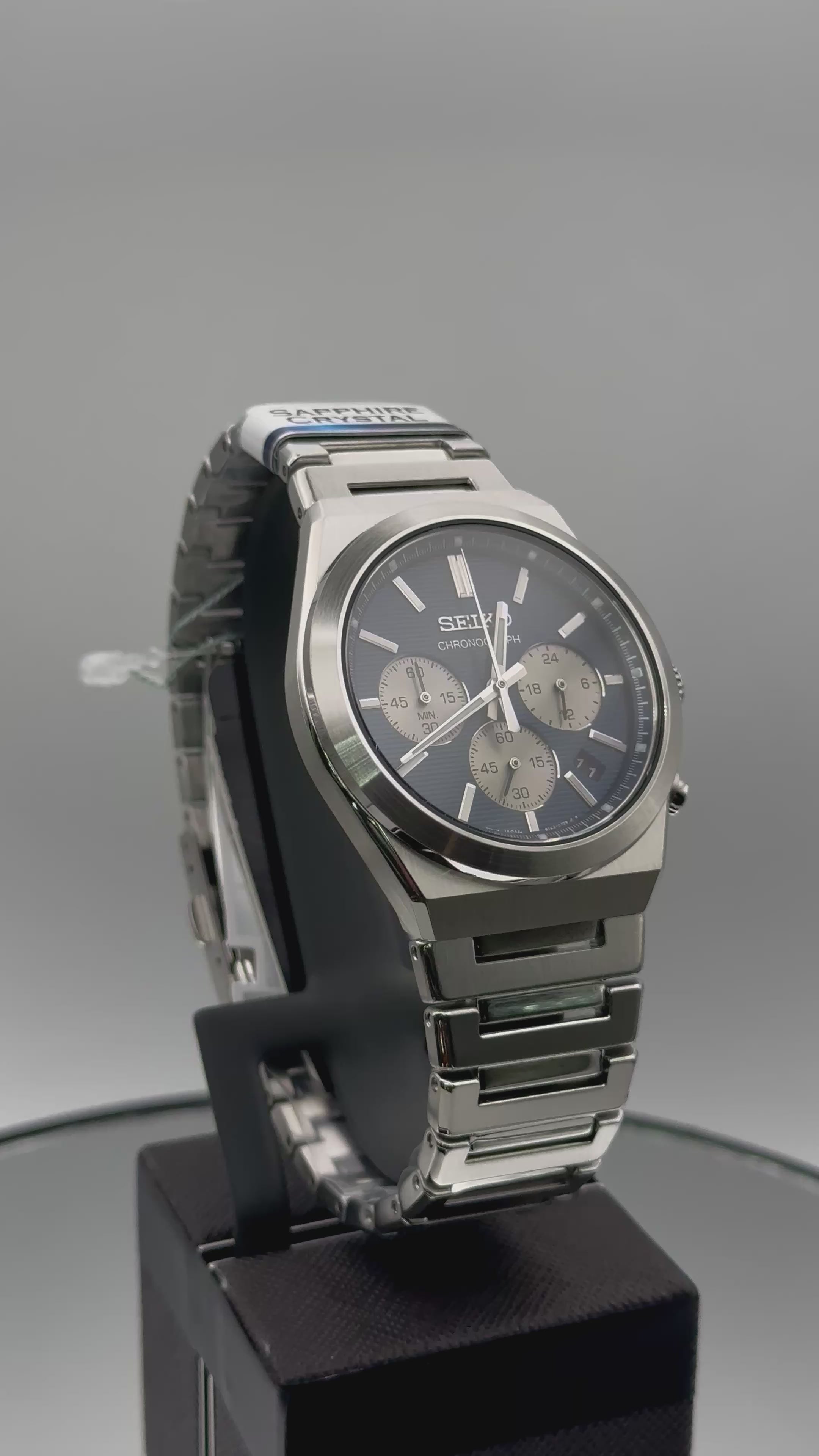 Seiko Watch - Quartz Chronograph - Blue Dial