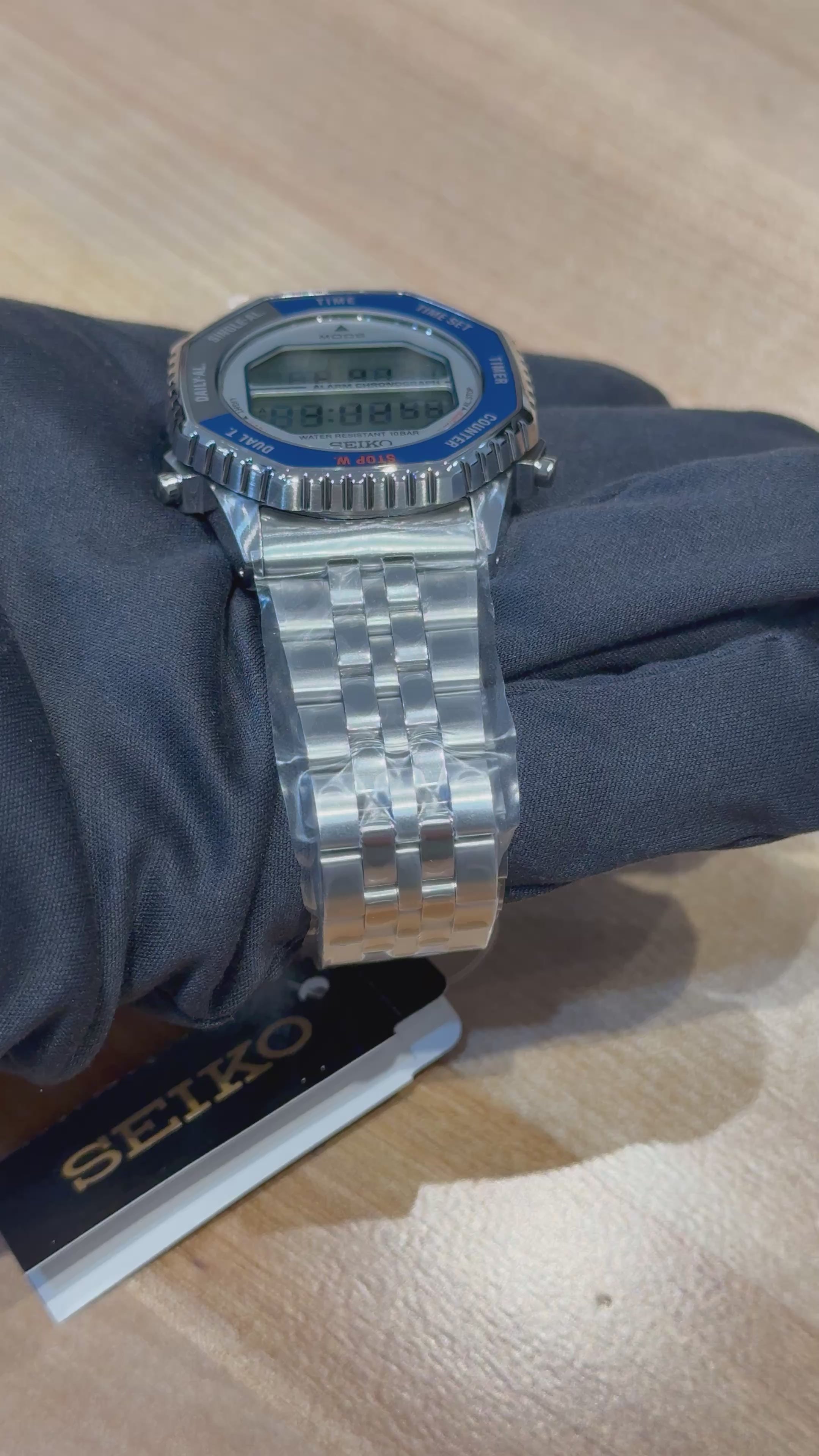 Seiko Watch - Digital - 'Rotocall' 1980's Recraft