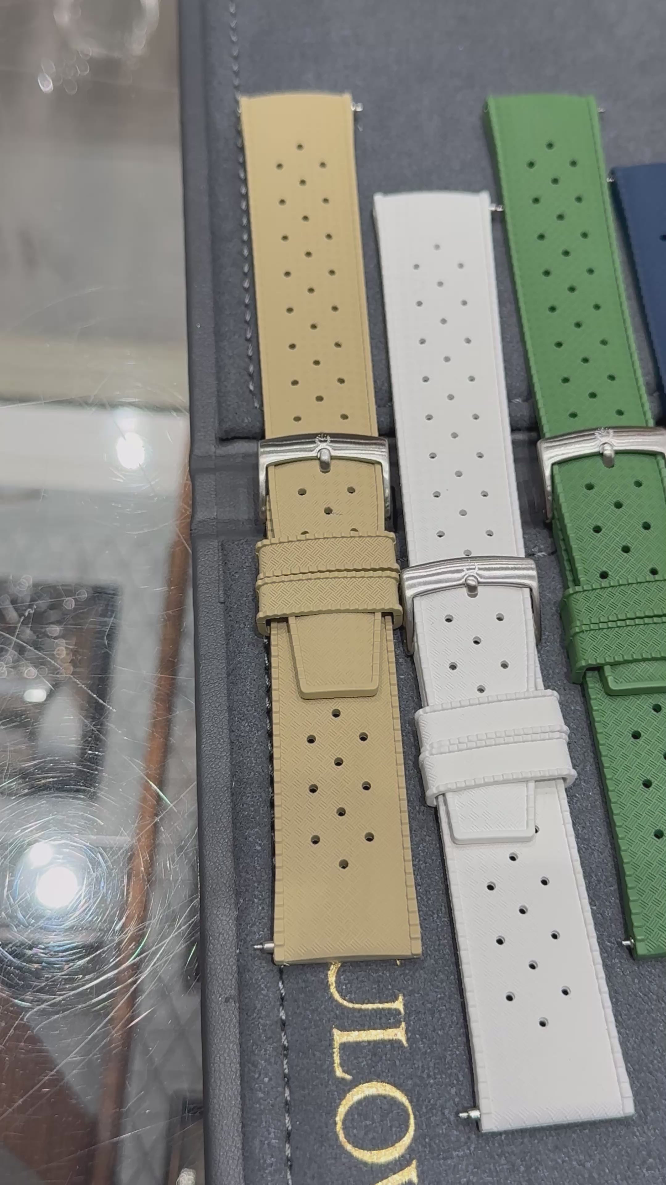 Bracelets de montre Halifax - Bracelet en caoutchouc FKM classique Tropic