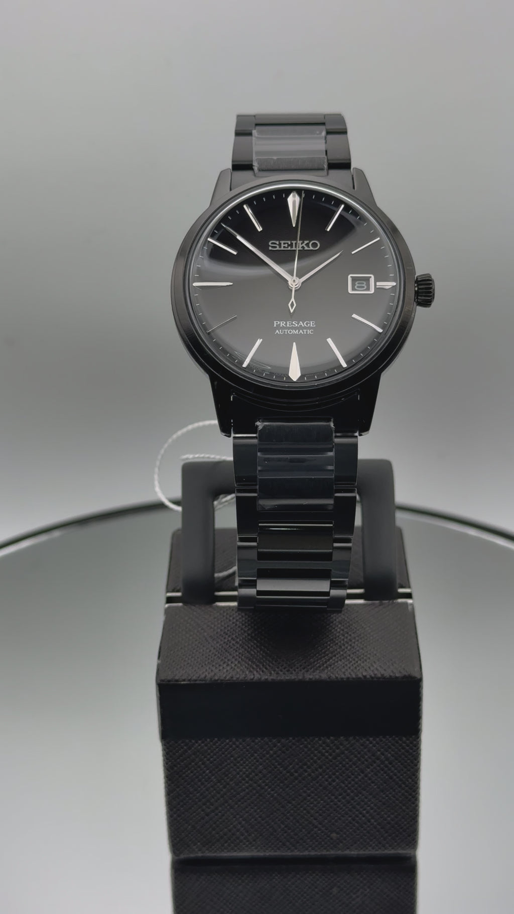 Seiko Presage 39.5mm - 'The Black Velvet' Cocktail Time