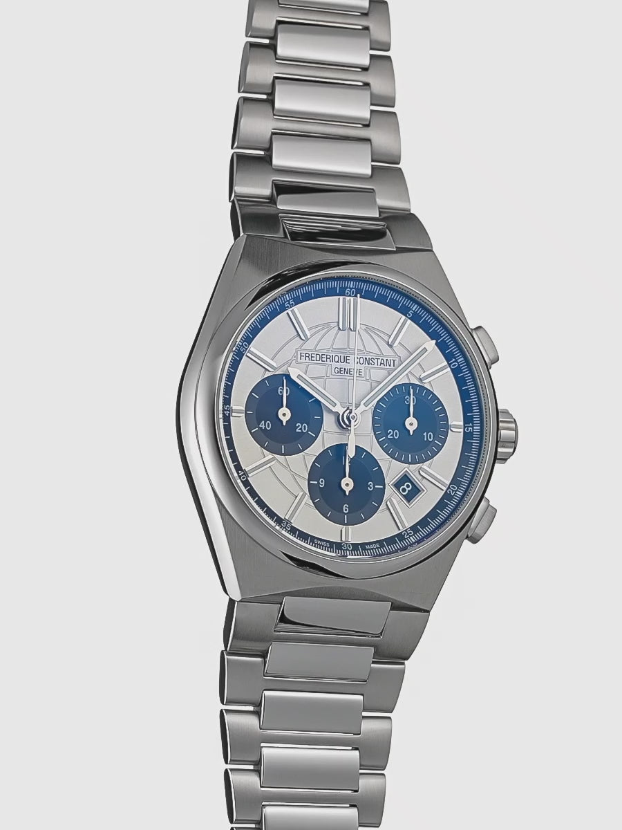 Frédérique Constant - Chronographe automatique Highlife 'Panda' 