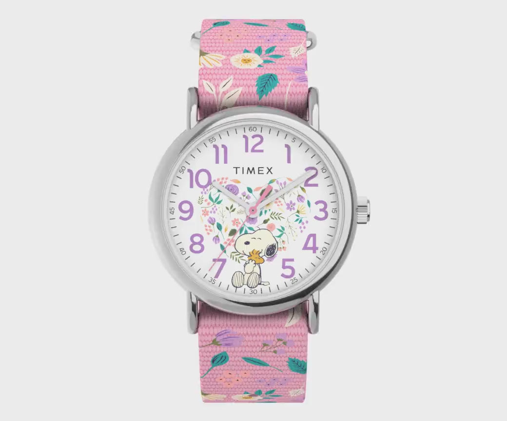 Timex - Weekender X Peanuts en fleurs