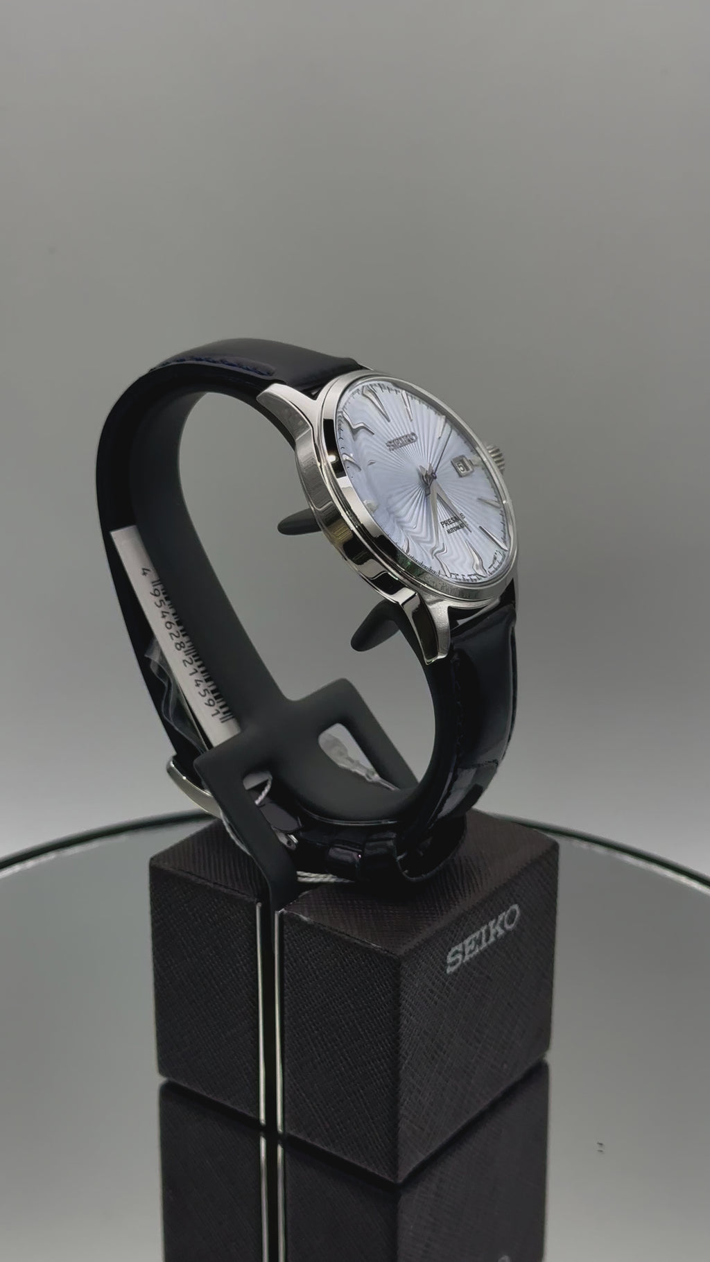 Seiko Presage - 40MM Cocktail Time Skydiving with Silver Blue Dial