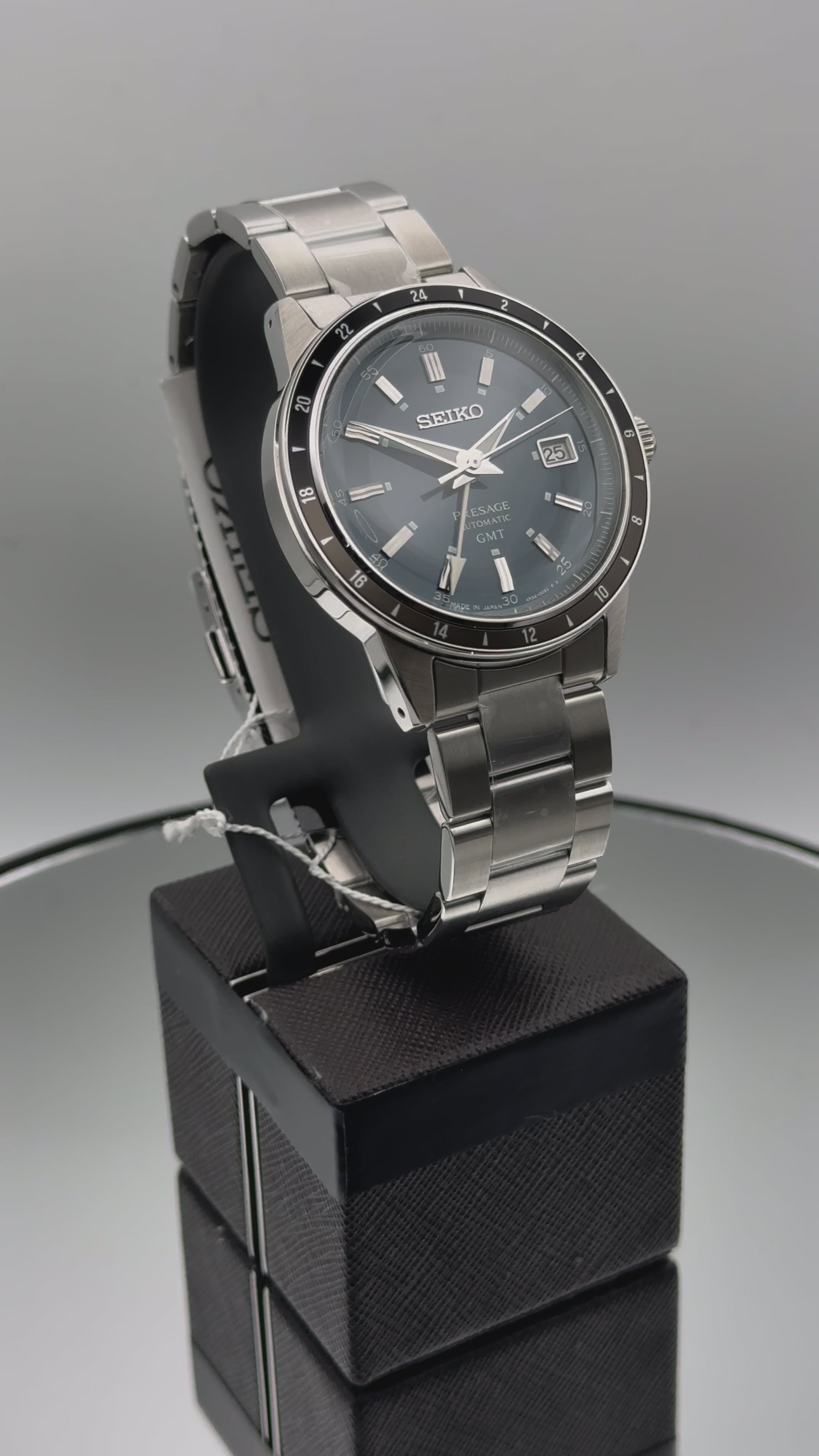 Seiko Presage Automatic - Style60's GMT ‘Petrol Blue’