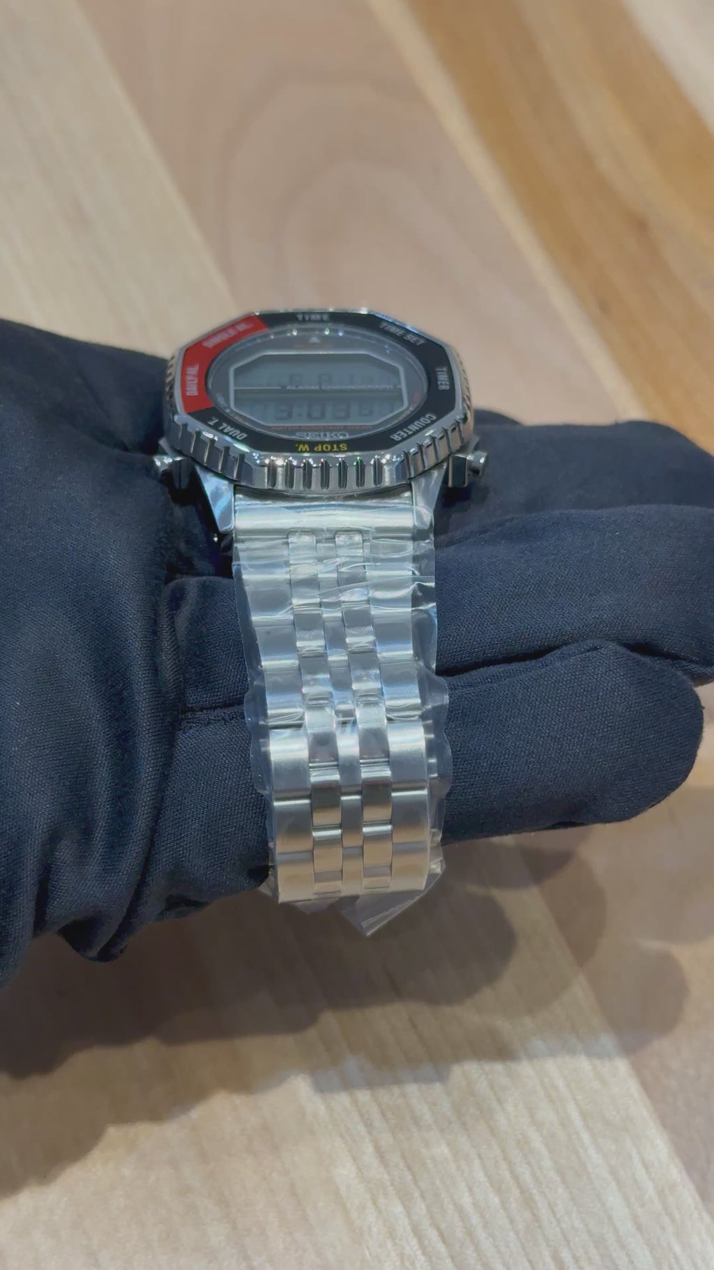 Seiko Watch - Digital - 'Rotocall' 1980's Recraft