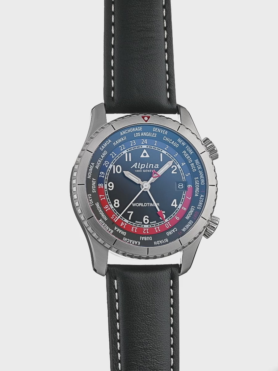 Alpina - Startimer Pilot Quartz - World Time
