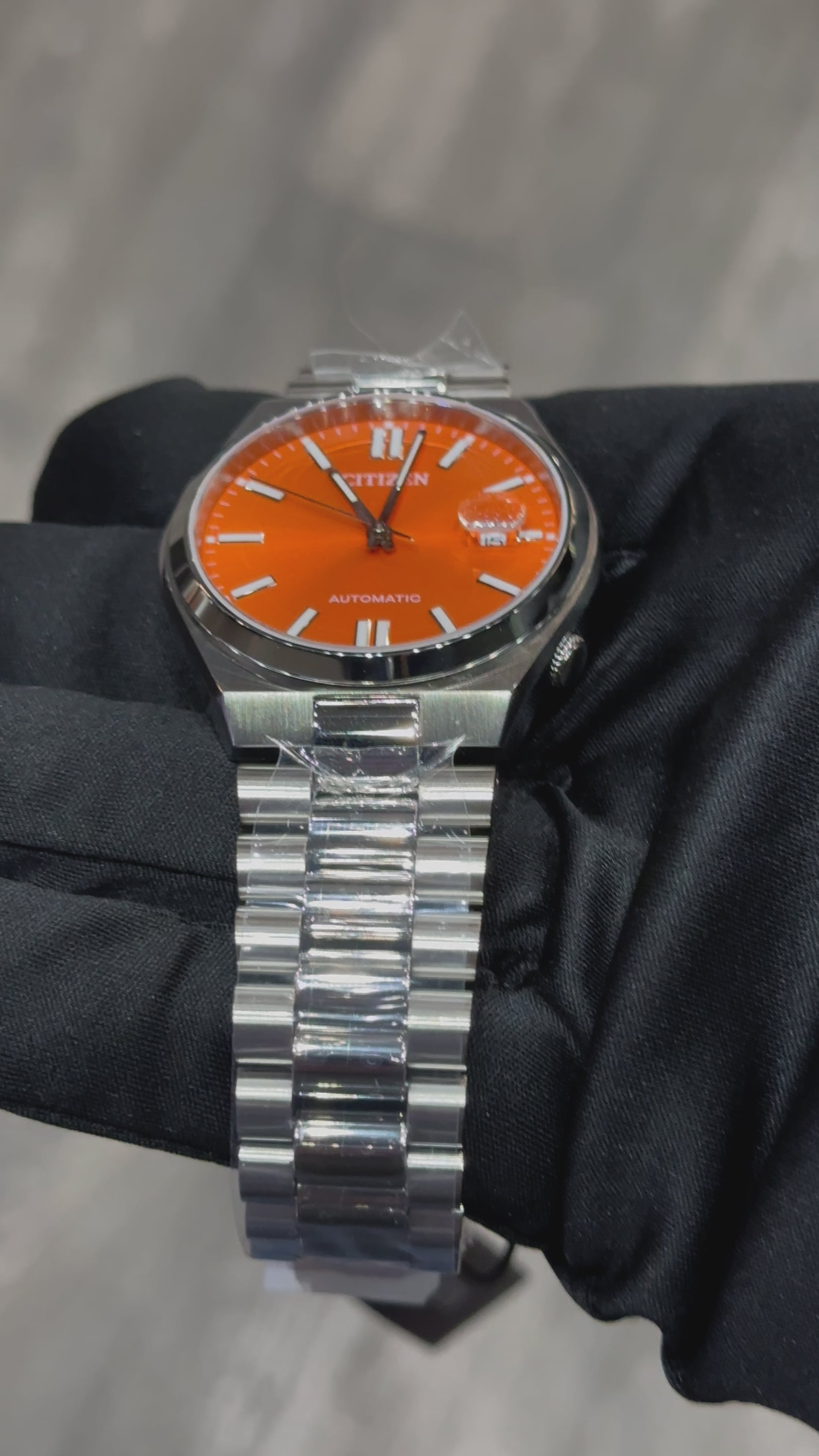 Citizen Automatic - 'TSUYOSA' - Orange Sunray 
