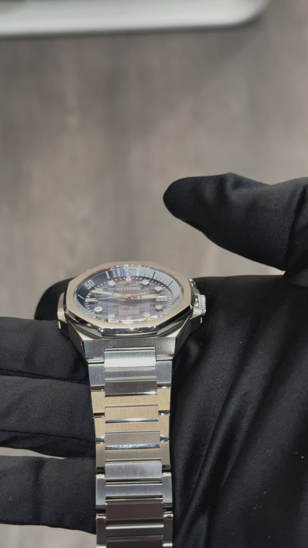 ਸਿਟੀਜ਼ਨ ਸੀਰੀਜ਼ 8 - 890 ਆਟੋਮੈਟਿਕ - ਬਲੂ ਡਾਇਲ 