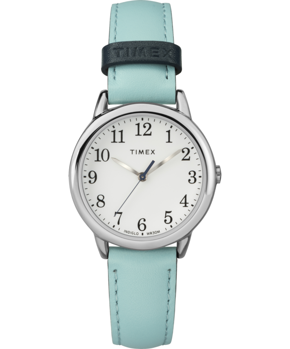 Timex Easy Reader Color Pop 30mm Leather Strap Watch - 2R62900