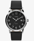 Timex Main Street 38mm Silver/Black Watch - TW2Y67400
