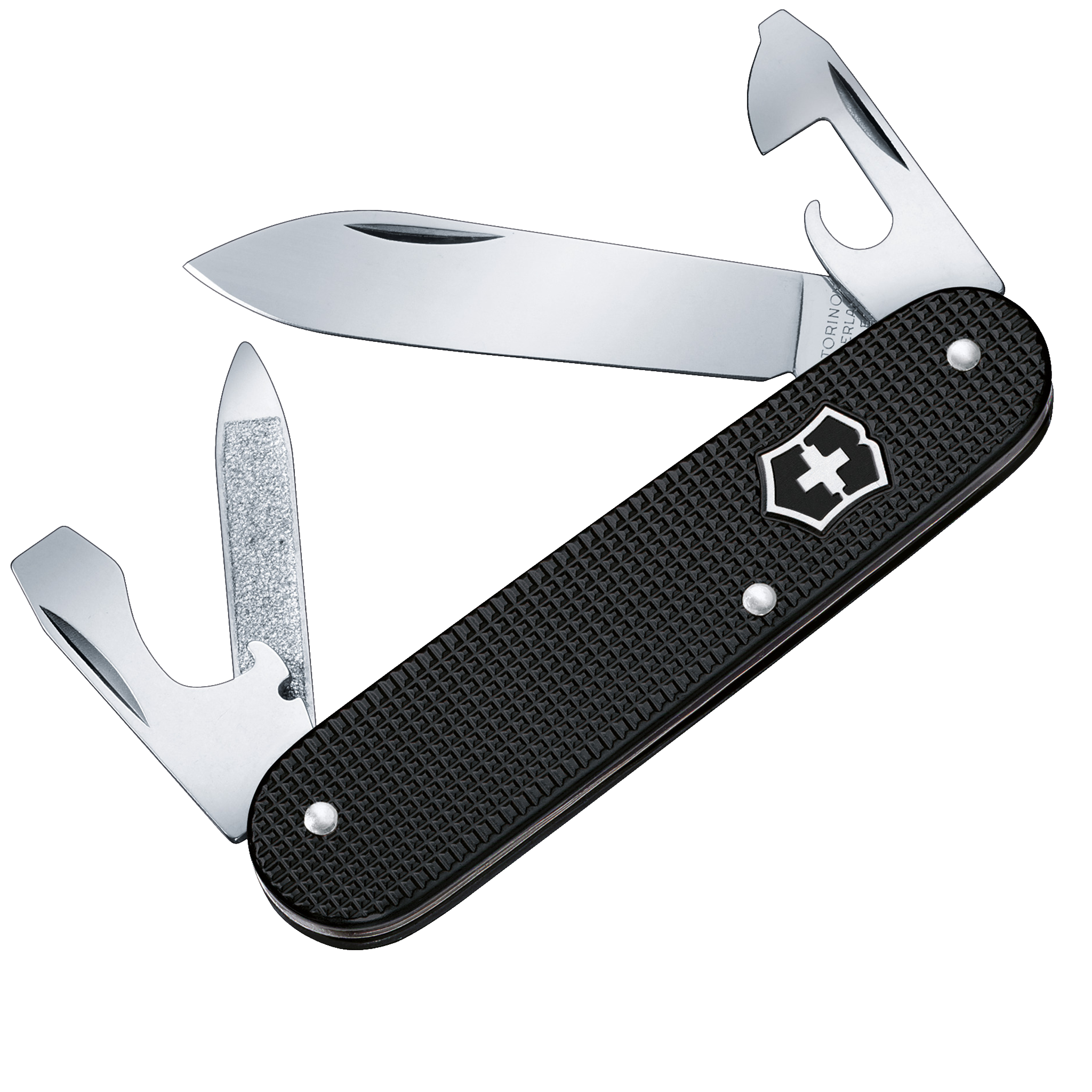 Victorinox - Medium Swiss Army Knife - Cadet Black Alox 0.2601.23R-X1
