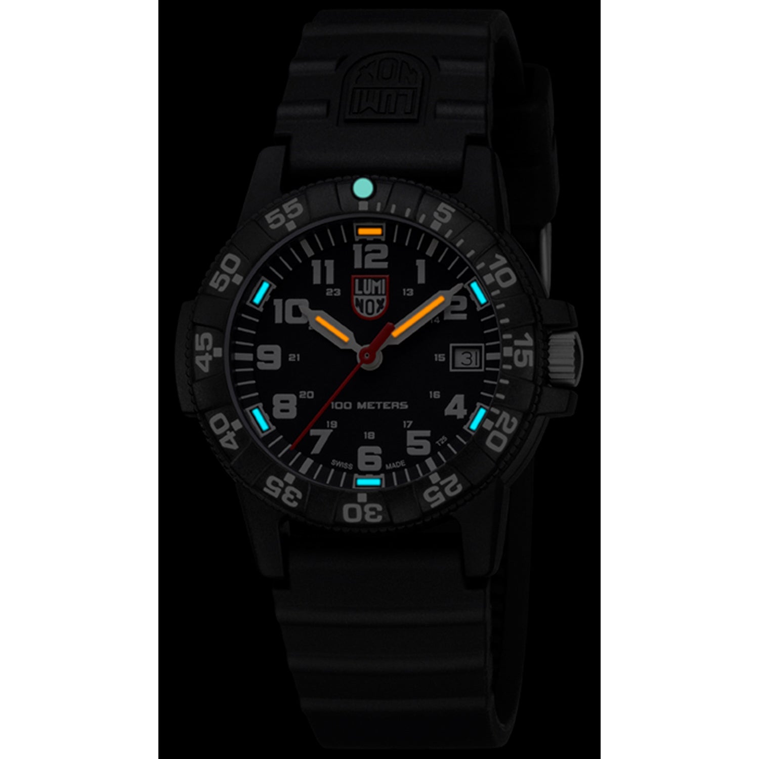 Luminox Navy Seal Watch - 0300 Series Sea Turtle Black/White