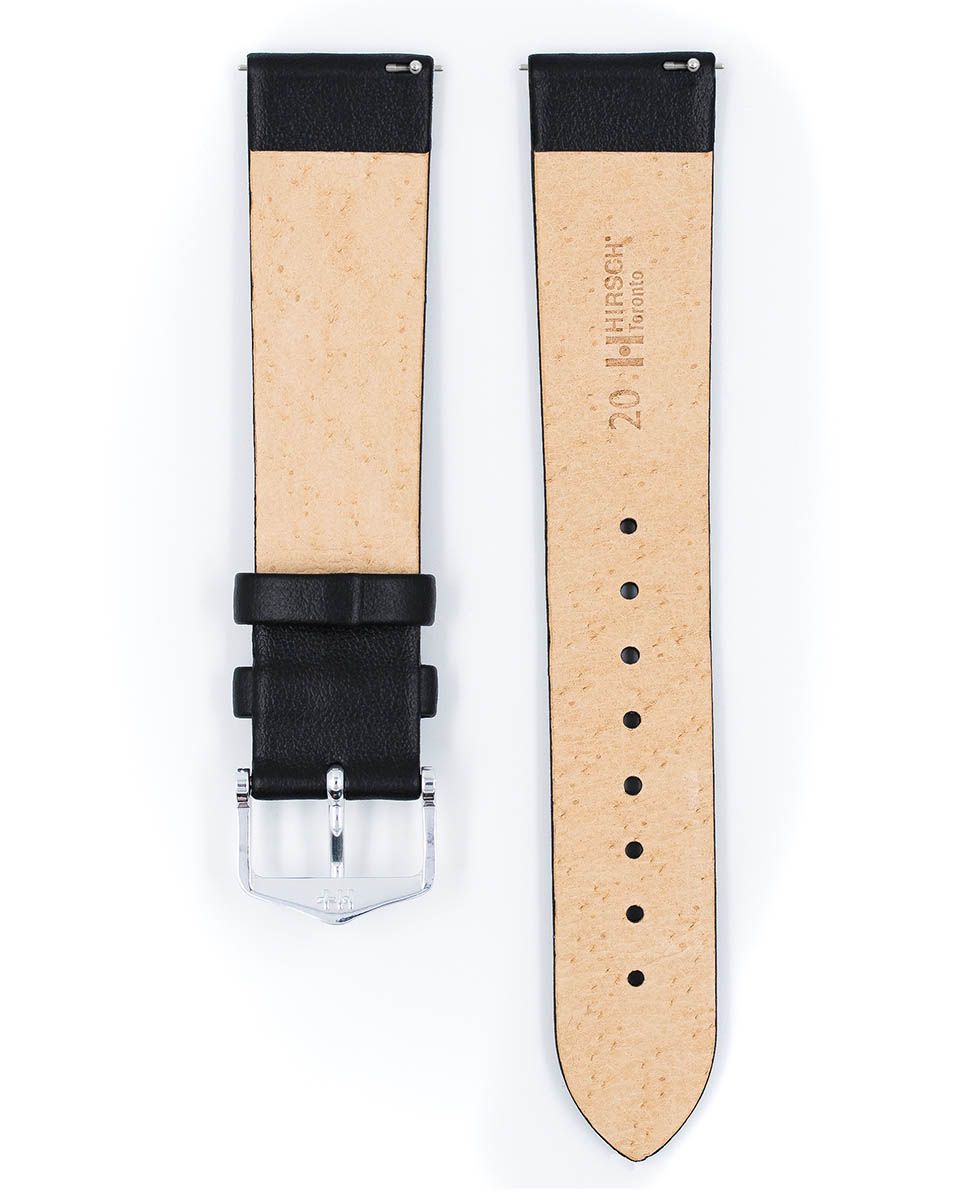 Hirsch Toronto Fine Grained Leather Watch Strap
