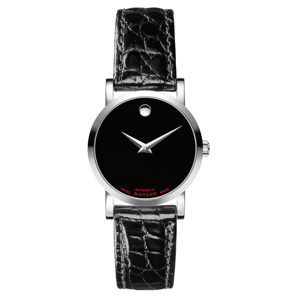 Movado Red Label Automatic - 26mm with Black Museum Dial