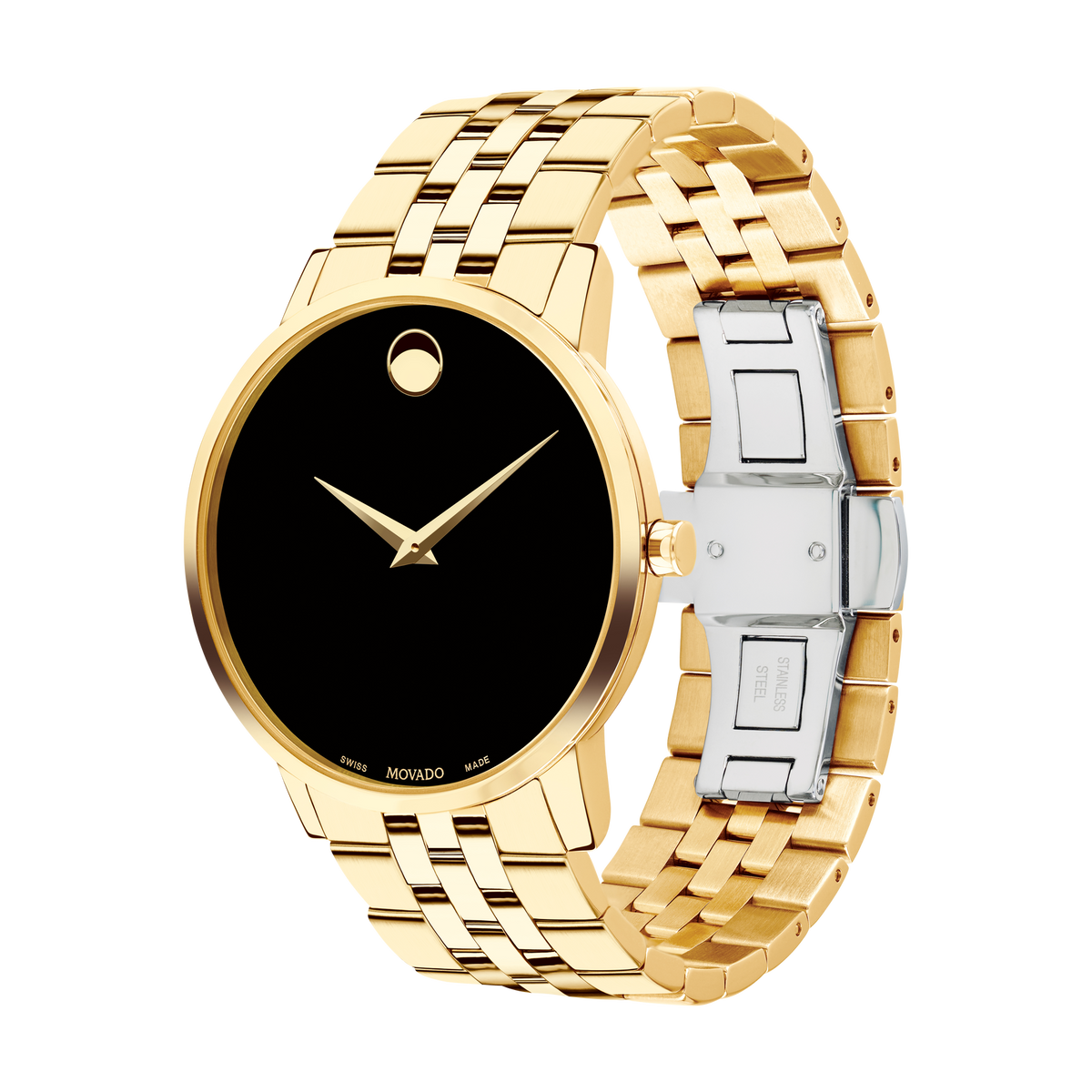 Movado Watch - Classic 40mm Museum Gold Tone PVD