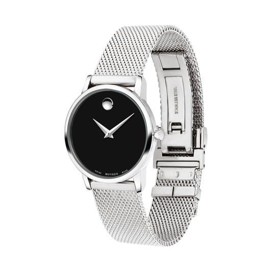 Movado Watch - Classic Museum Black Dial 0607220