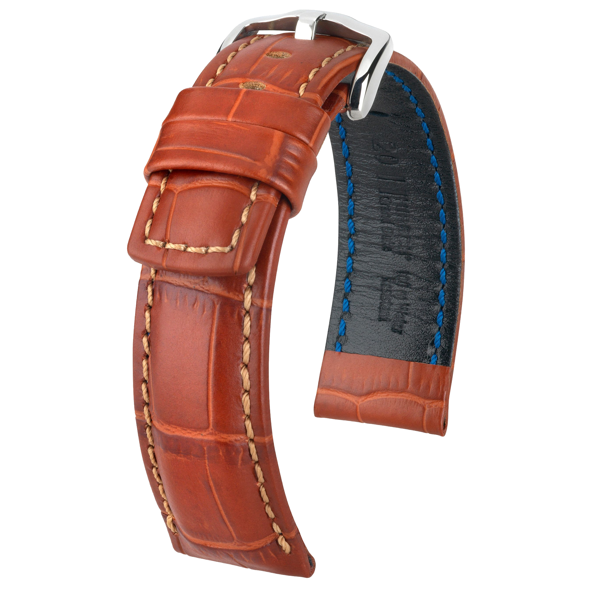 Hirsch GRAND DUKE Alligator Embossed Sport Watch Strap
