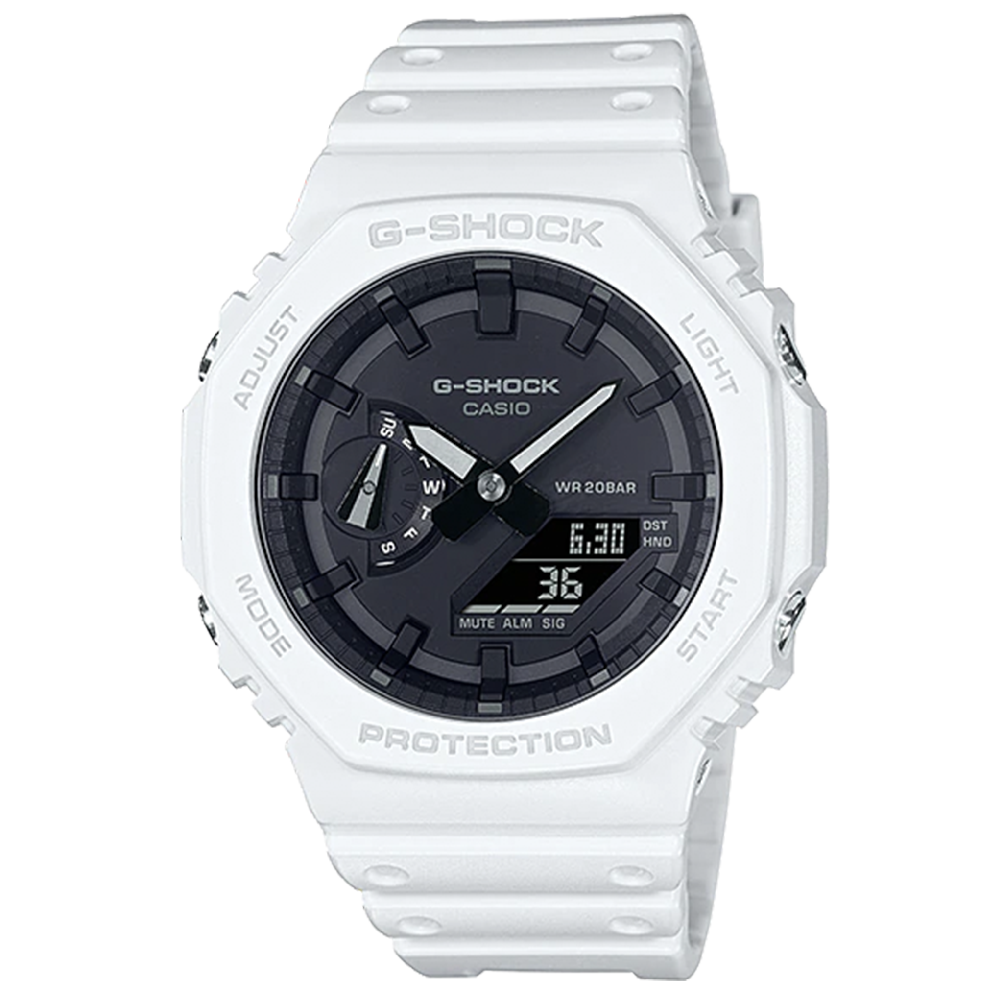 Casio G-Shock - Ani/Digi - Carbon GA-2100-7A