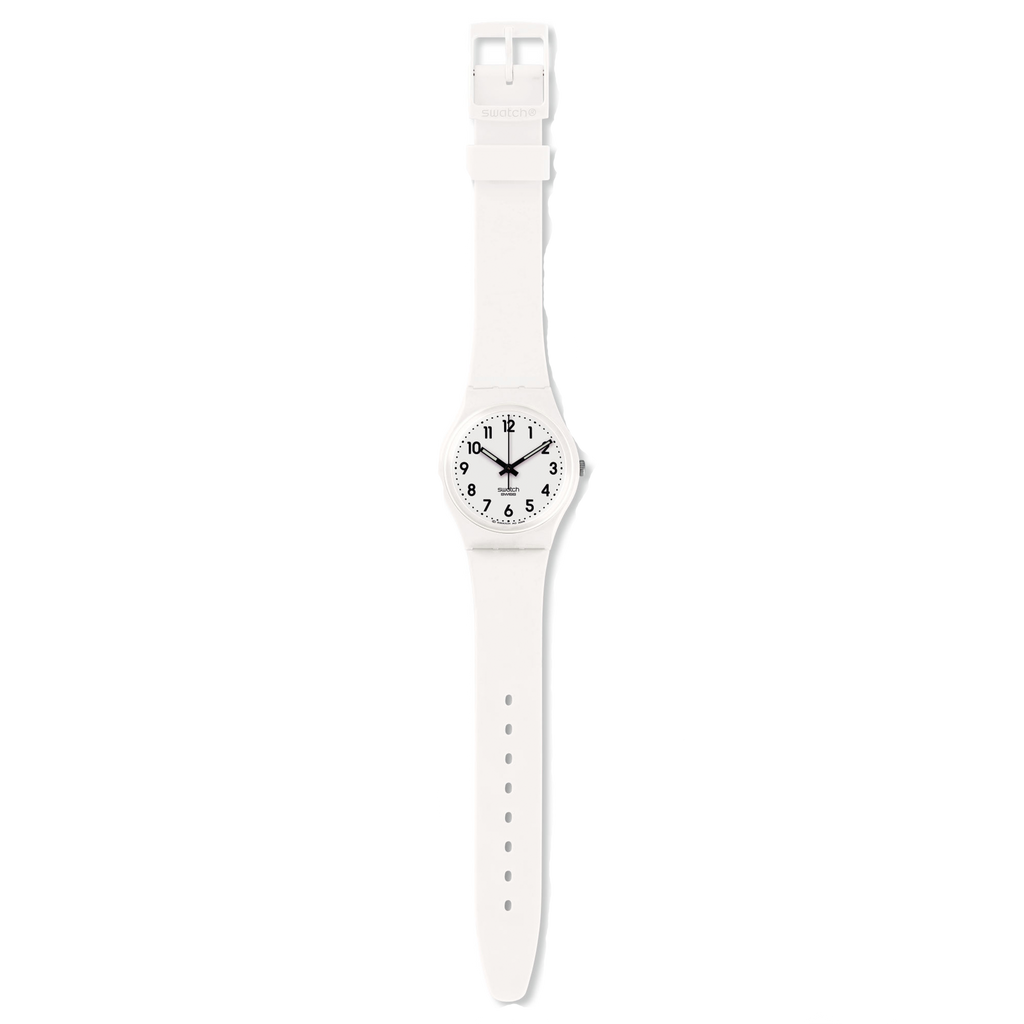 Swatch Watch 34mm - Just White Soft