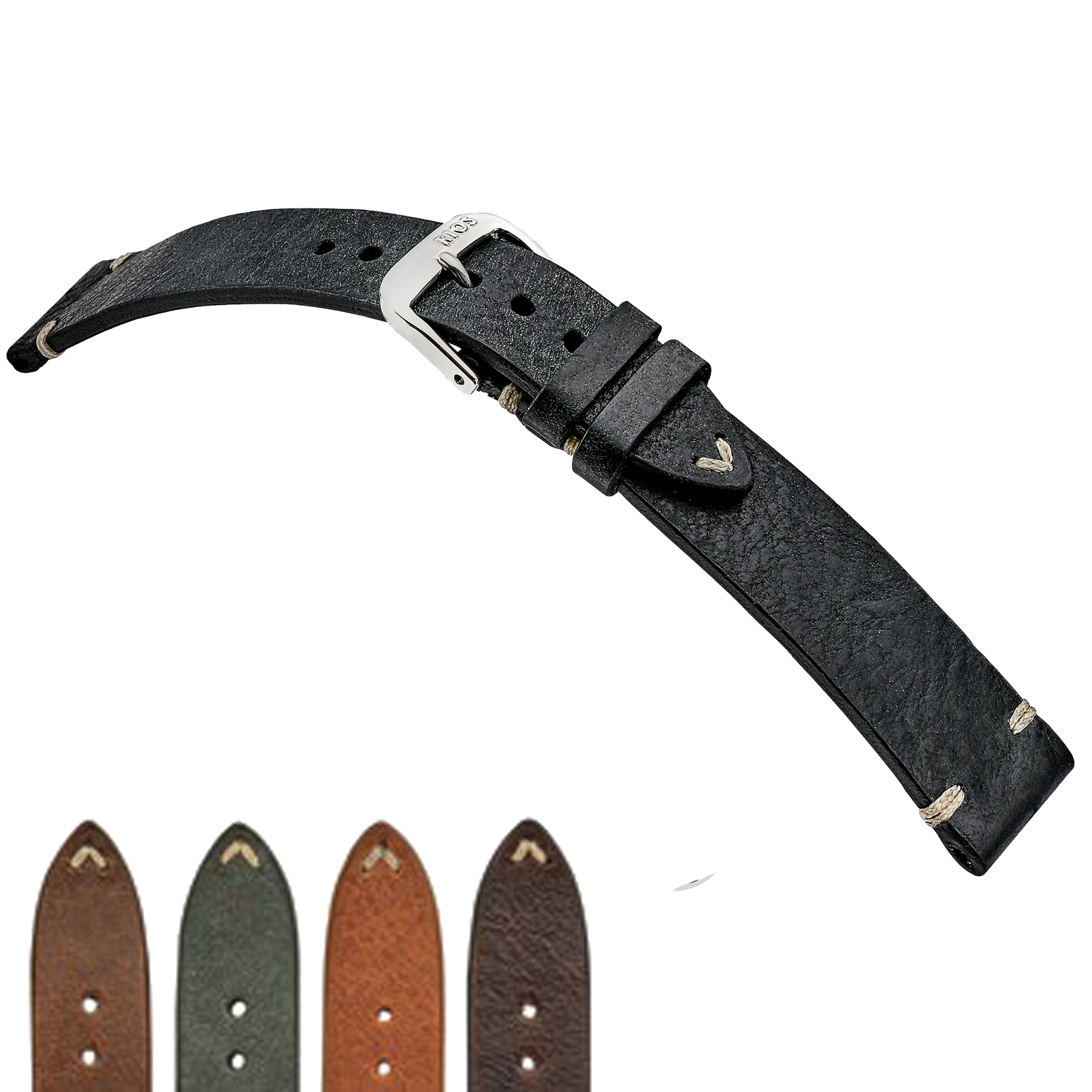 Fine leather 2025 watch bands