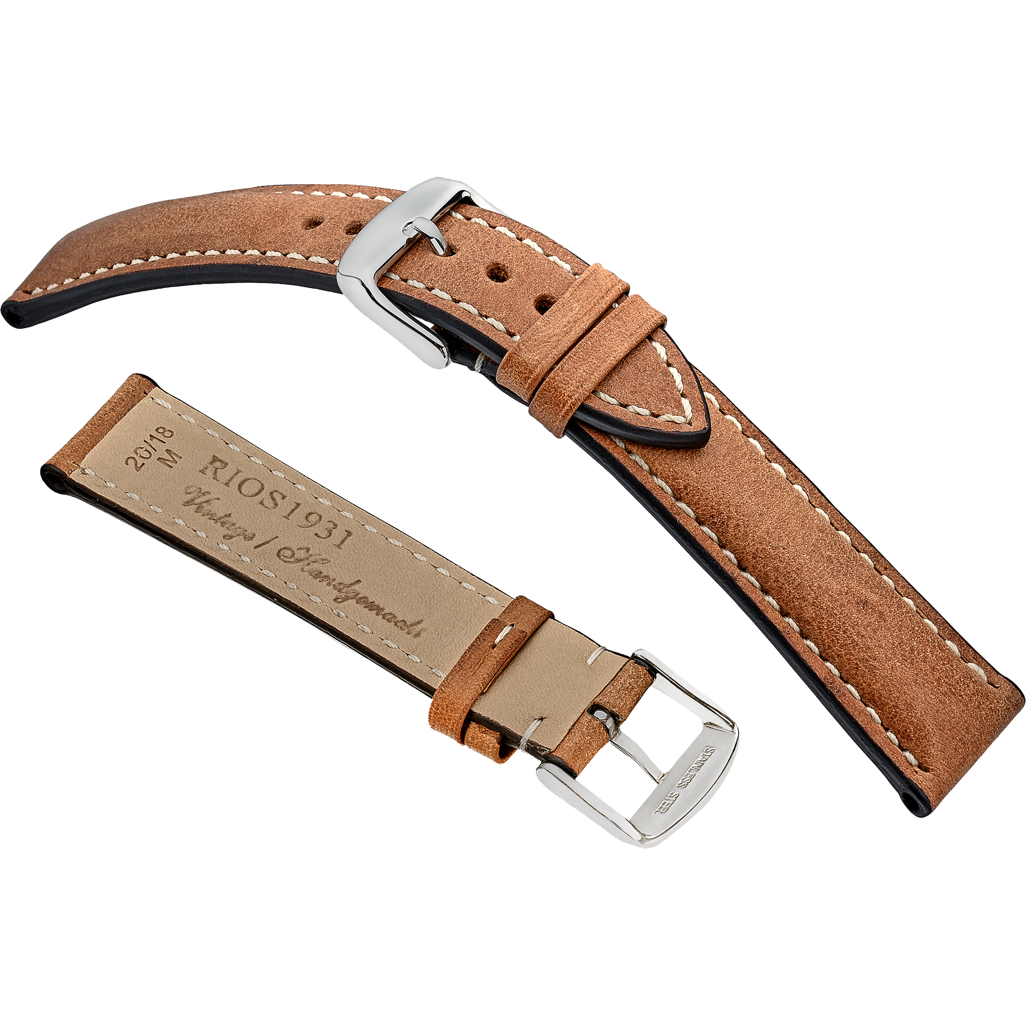 Vintage leather 2025 watch bands